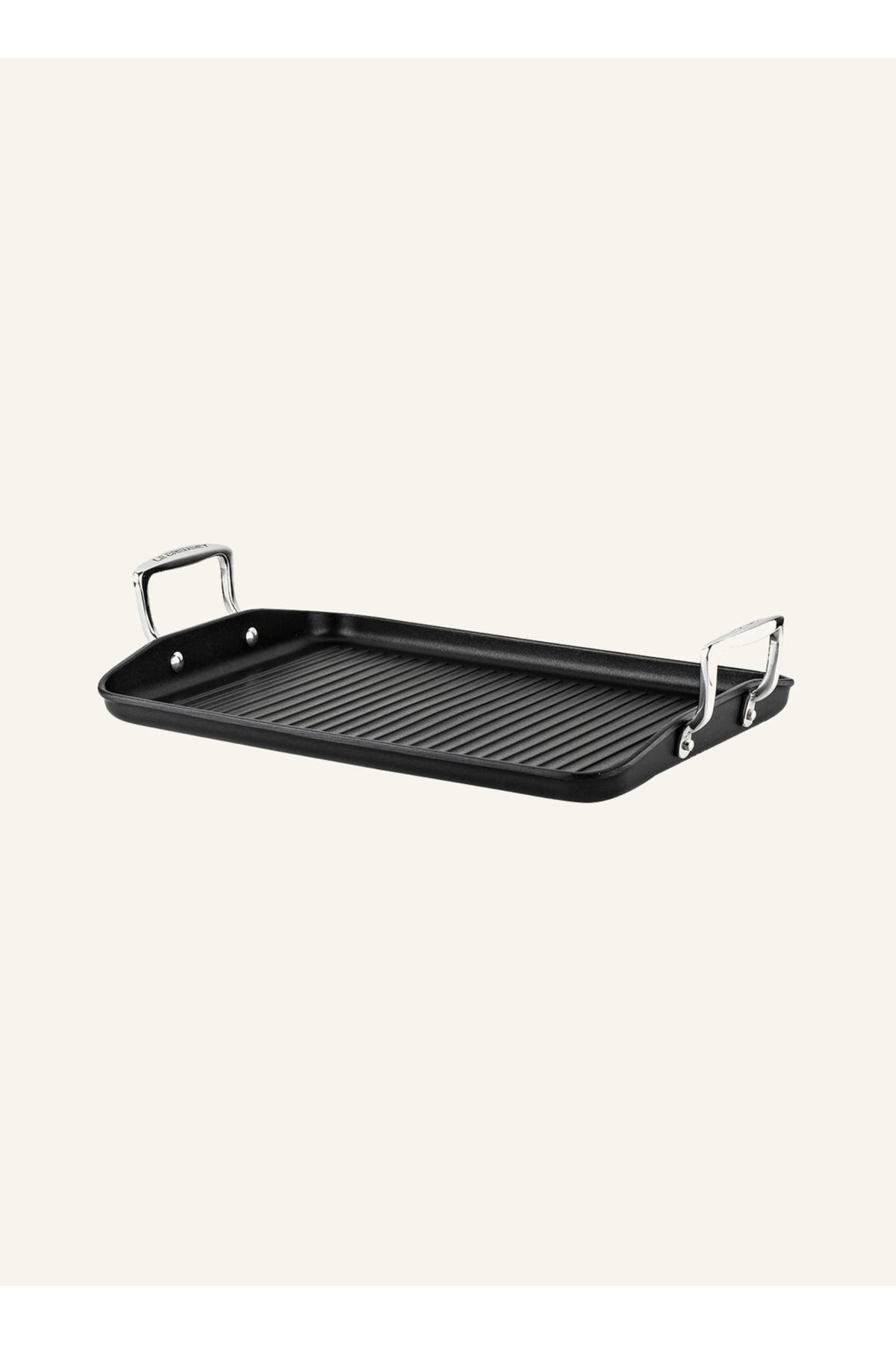 Le Creuset Izgara Plakası 25x35 cm, Alüminyum Yapışmaz Kaplama, İndüksiyon ve Fırına Uygun