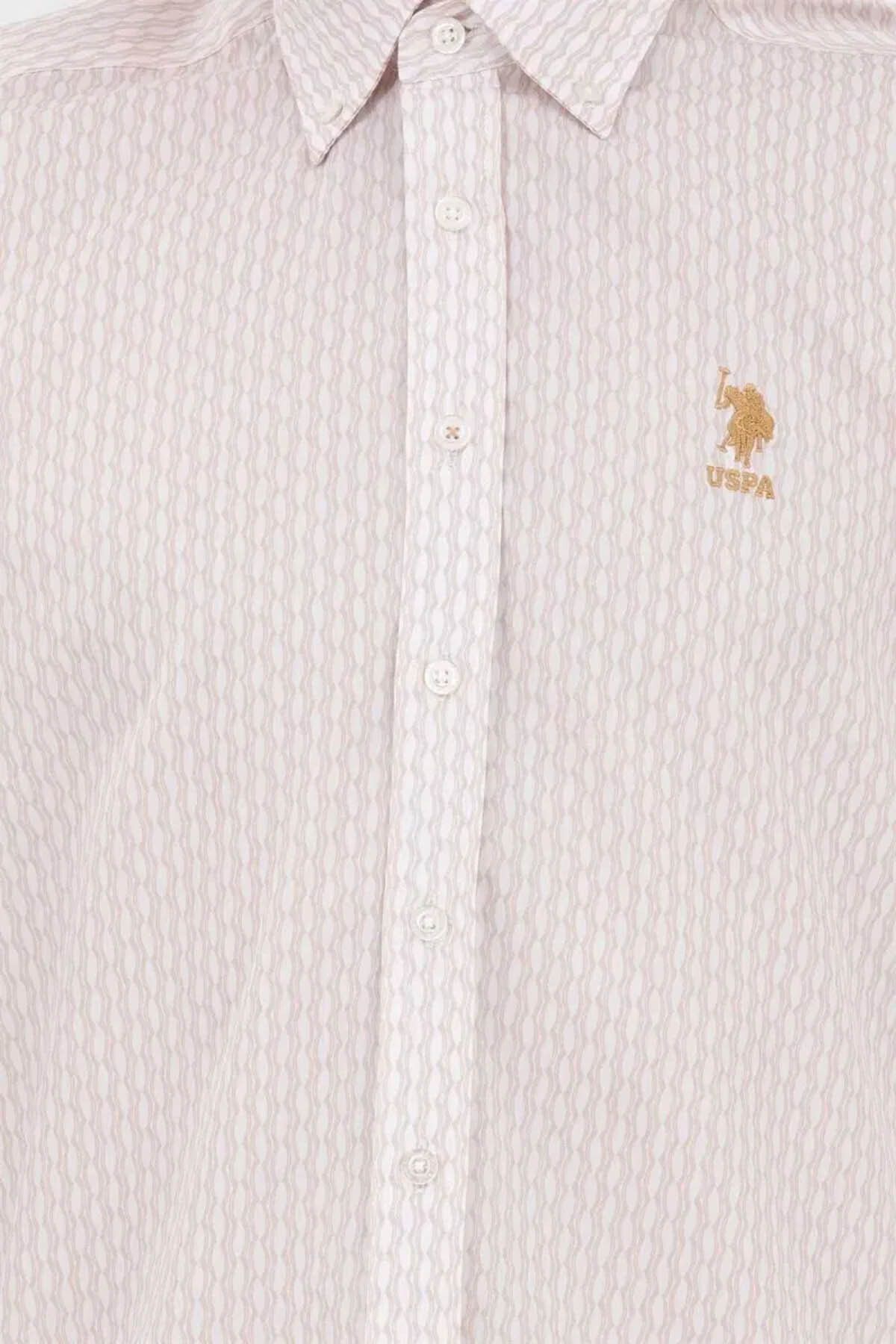 U.S. Polo Assn.-Ανδρικό πουκάμισο με λεπτή εφαρμογή 3