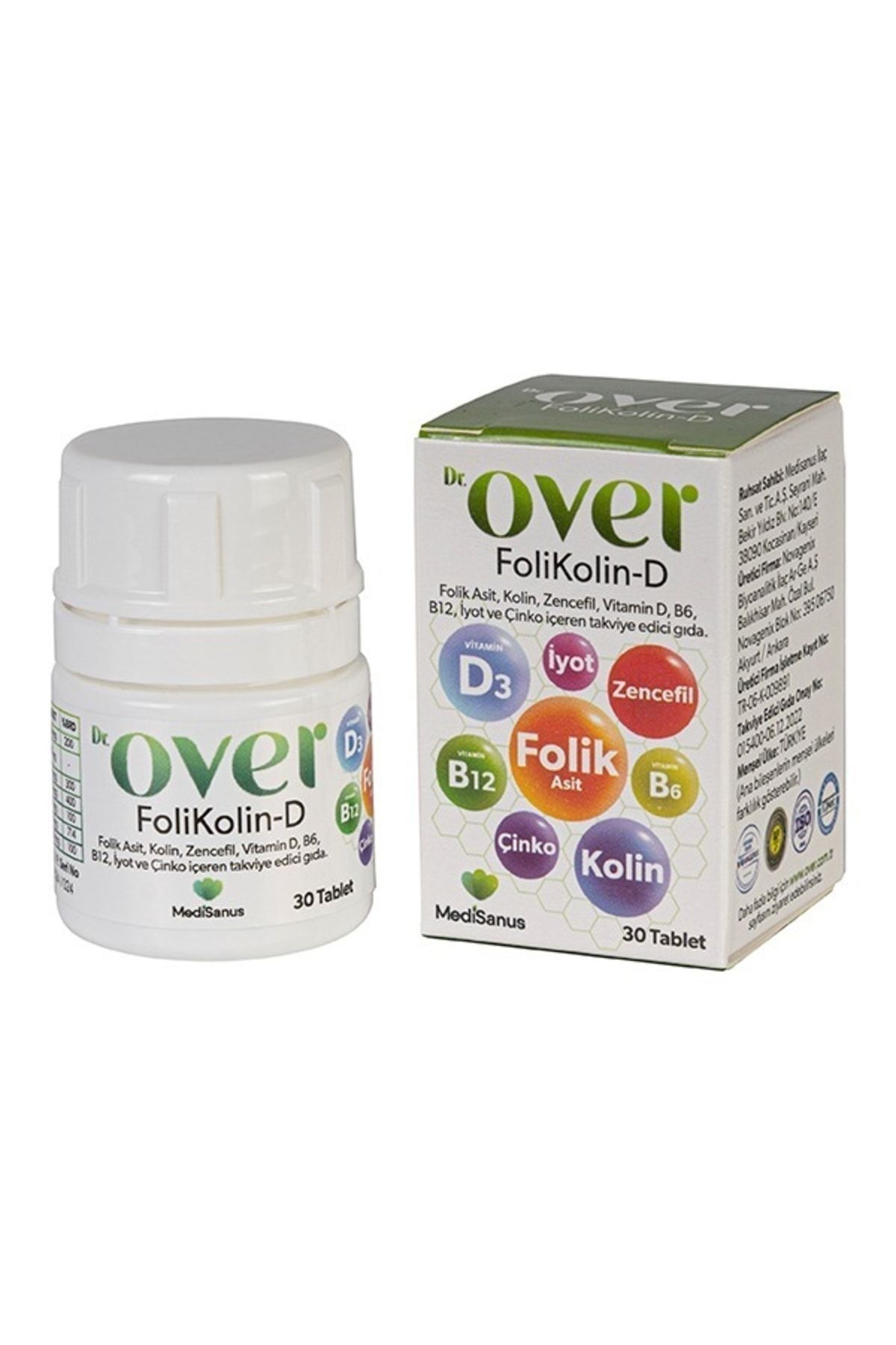 Seddar Collection Dr. Over Folikolin D 30 Tablet