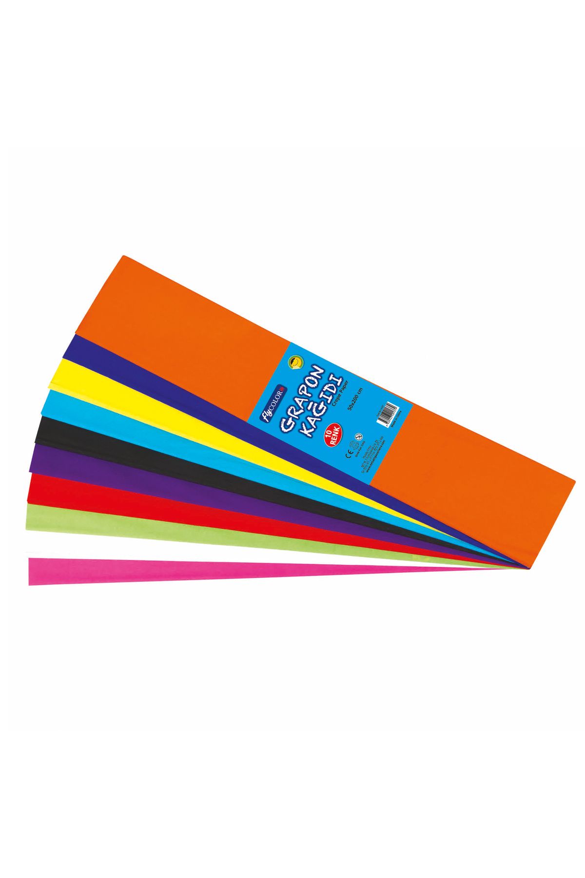 FLY COLOR Grapon Kağıdı 50*200cm 10 Renk