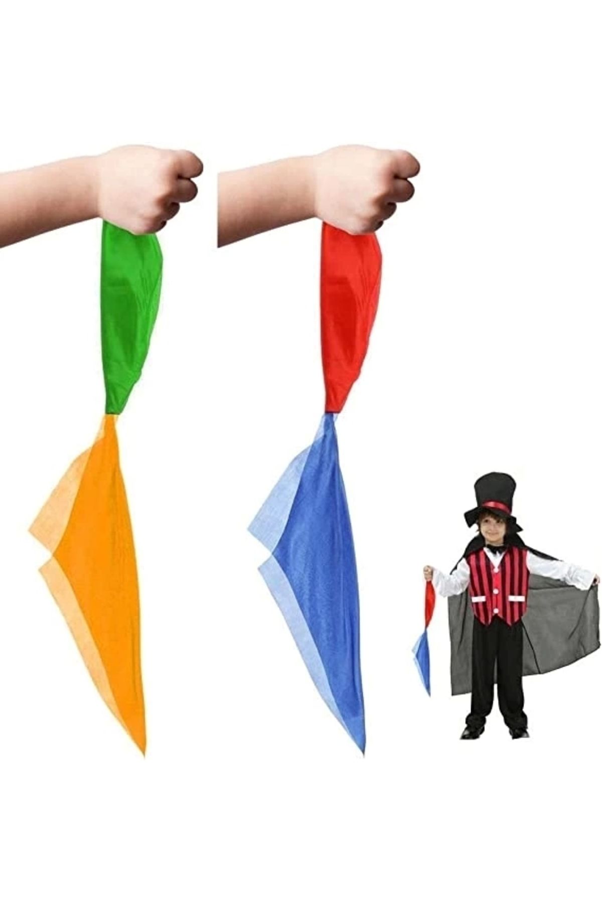 ShopNova Renk Değiştiren Sihirli Mendil Sihirbazlık Oyunu