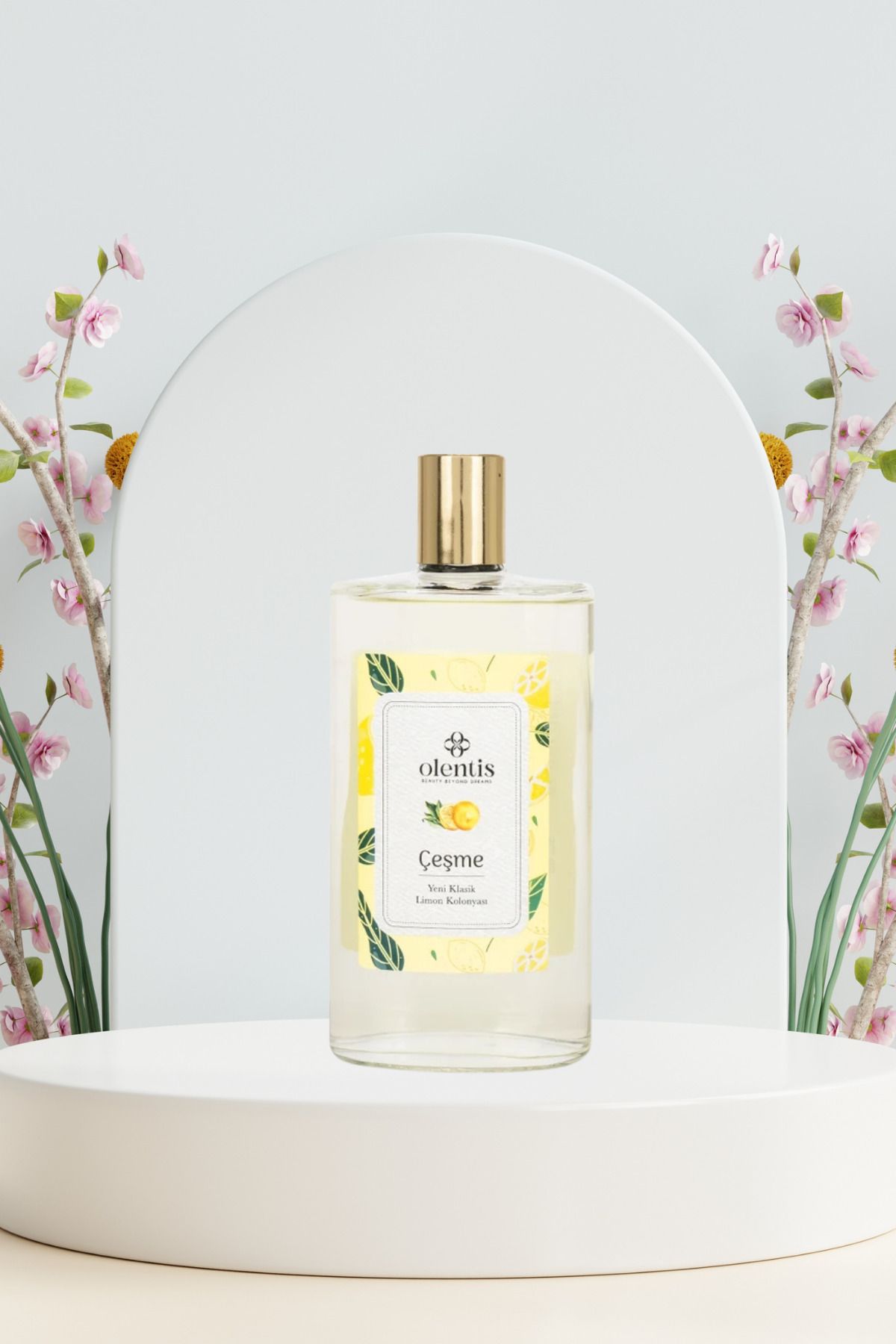 kreteg Çeşme Limon - Eau De Cologne - Cam Kolonya - 200 ml