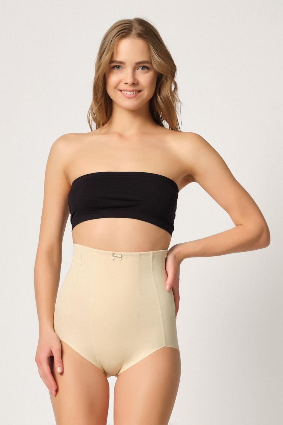 Moda Şahsenem Ten Mı Emay 2920 Yüksek Bel Karın Desteklı Slip Lazer Korse
