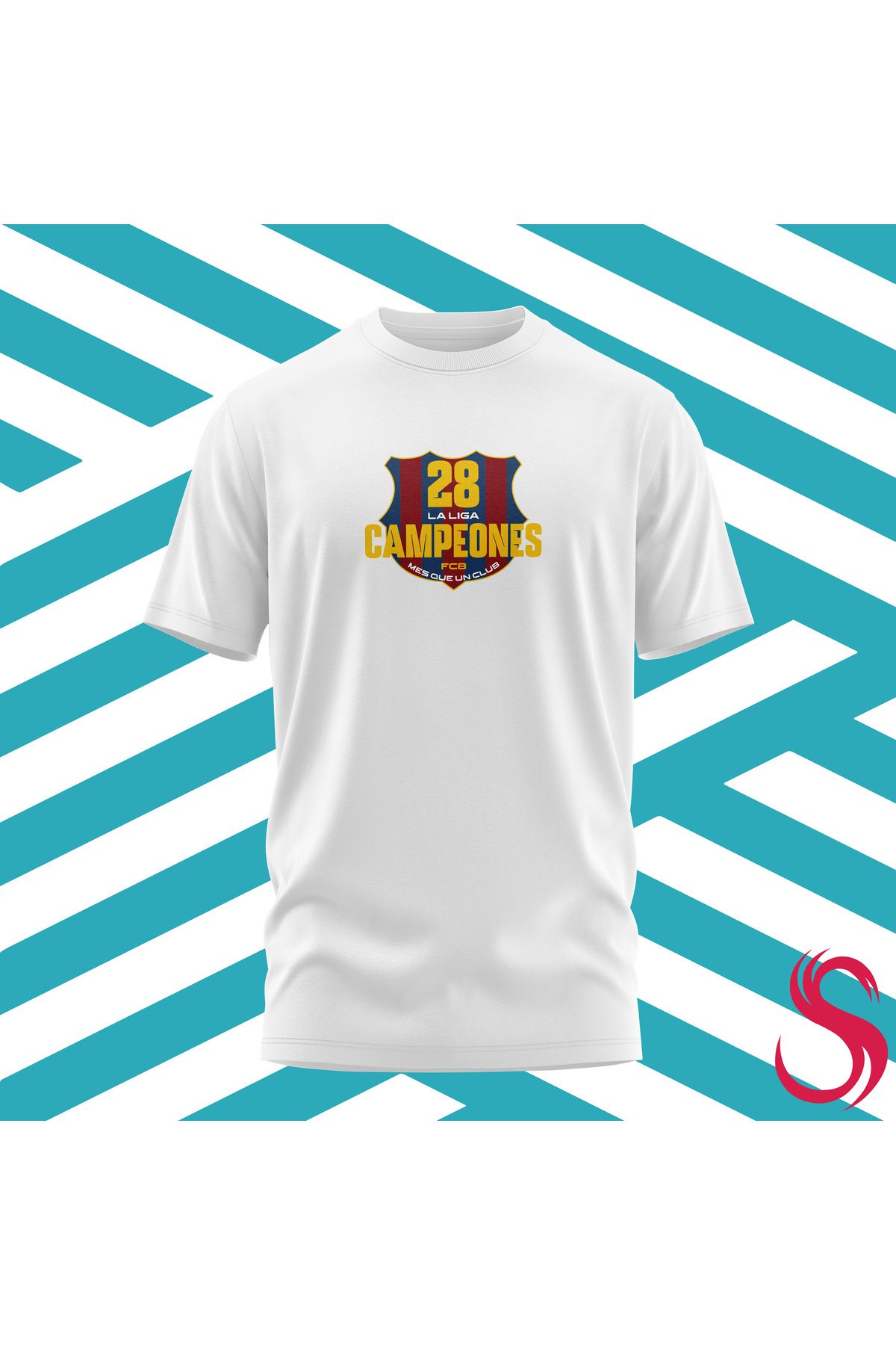 Scudetto T-Shirt Barcelona Campenos 28 Unisex Tişört