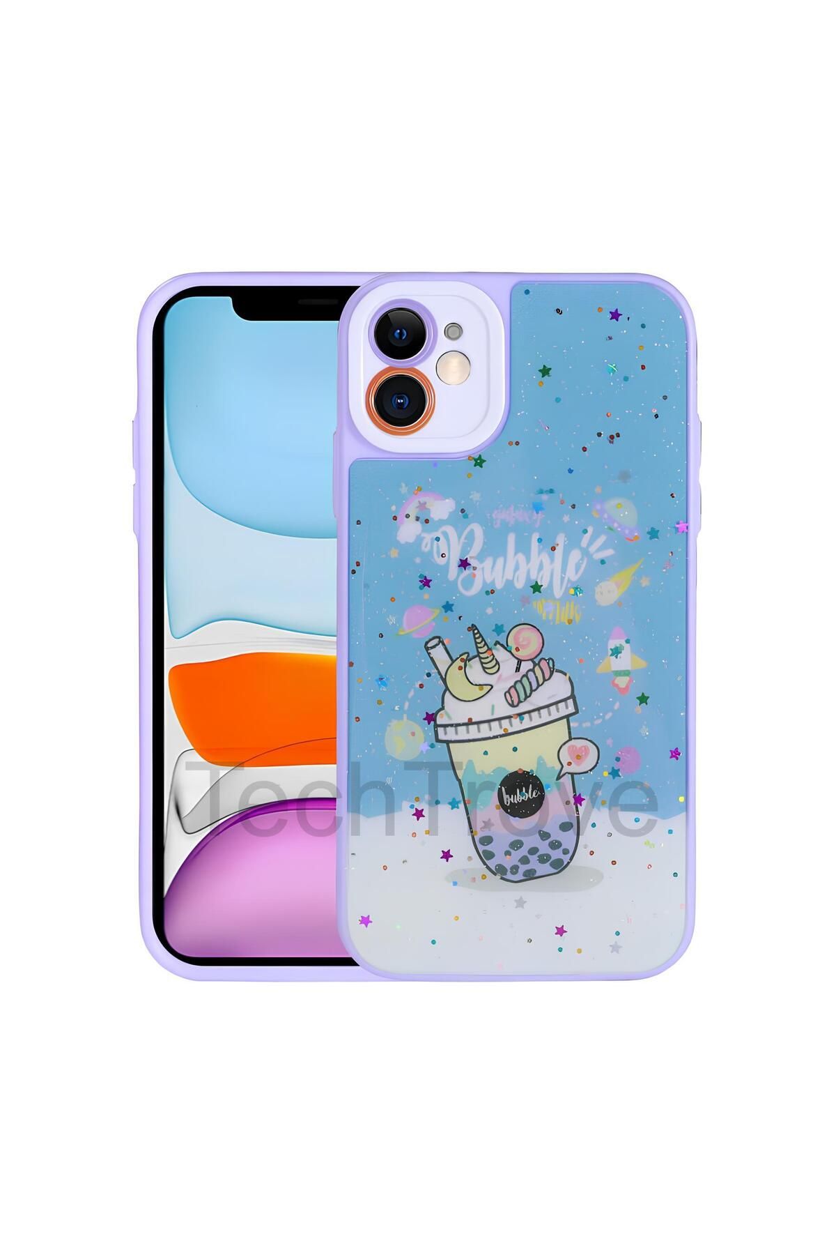 TechTrove Apple iPhone 11 Kılıf Kamera Korumalı Sert Desenli Pami Kapak