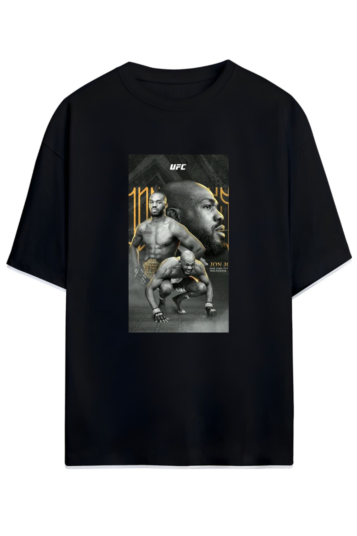 MAGORS Jon Jones UFC Baskılı Oversize T-Shirt