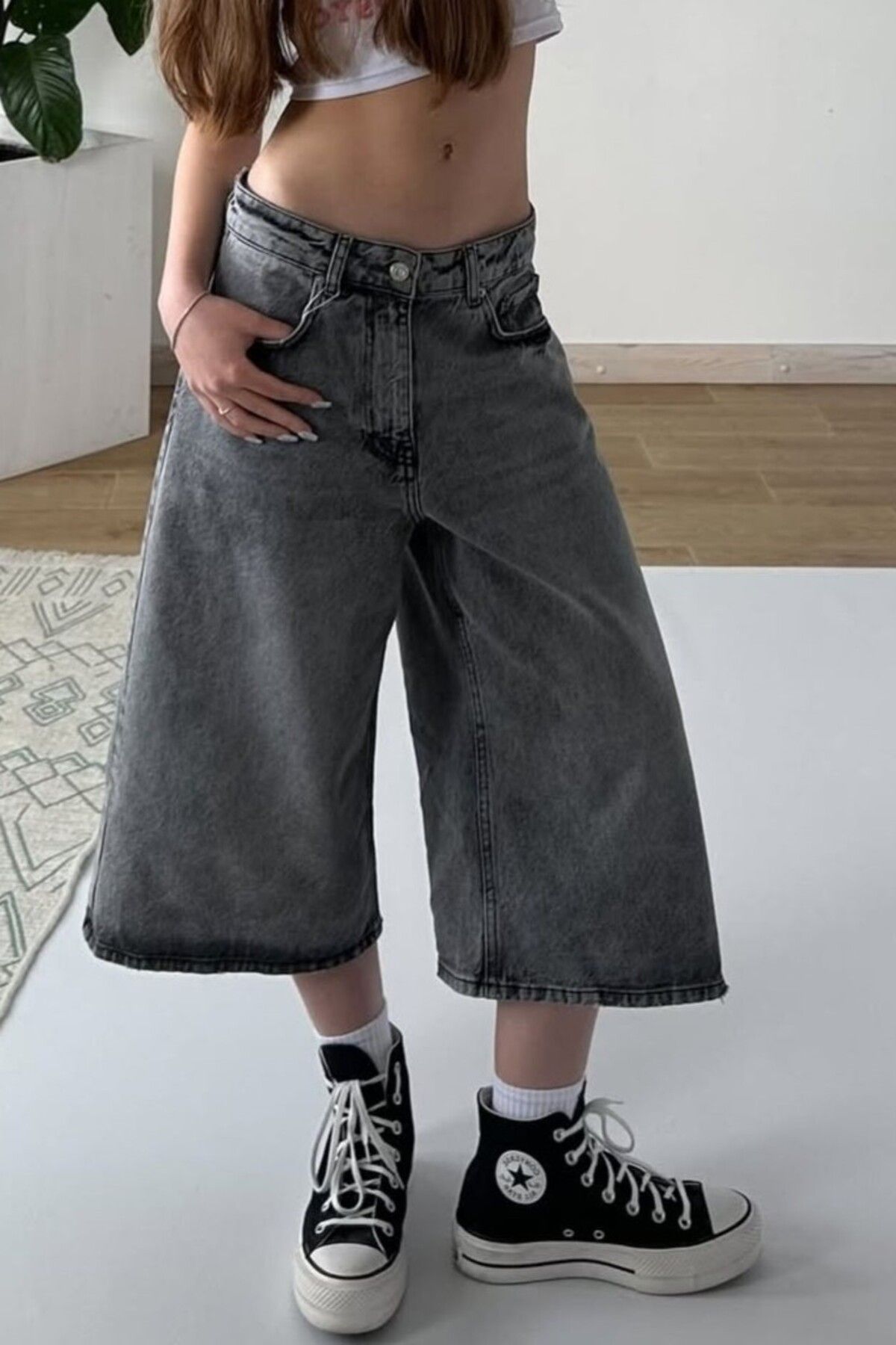 SEFUR TREND Y2K BAGGY JEAN ŞORT BERMUDA