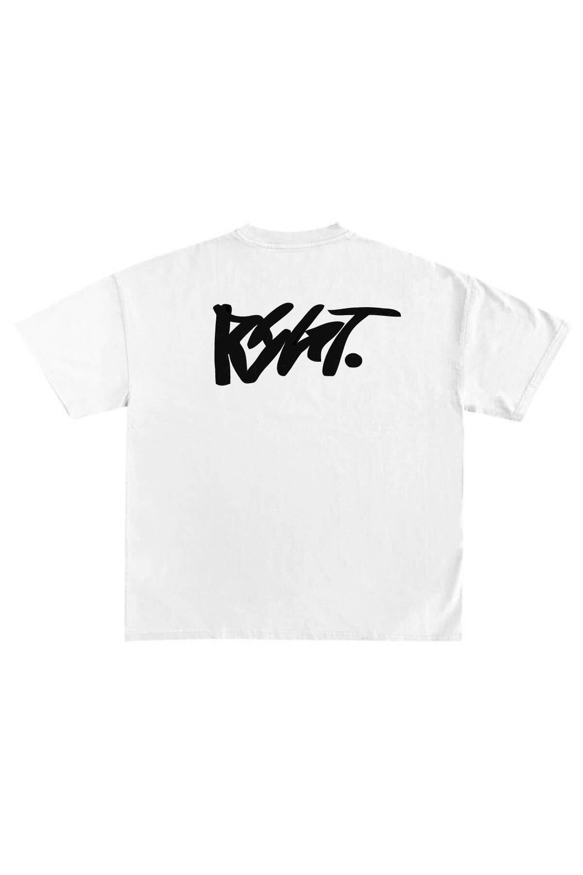RawNox Unisex Bol Kalıp RawNox Gangsta Series RSGT Baskılı Tshirt