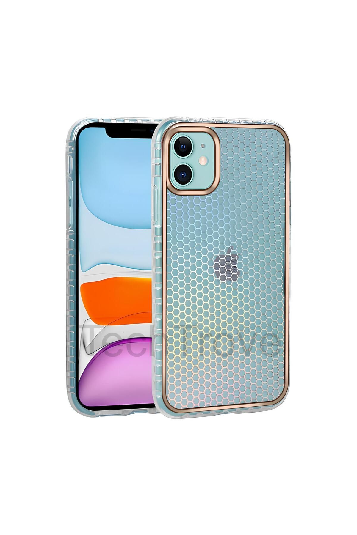 TechTrove Apple iPhone 11 Kılıf Desenli Parlayan Transparan Avva Kapak