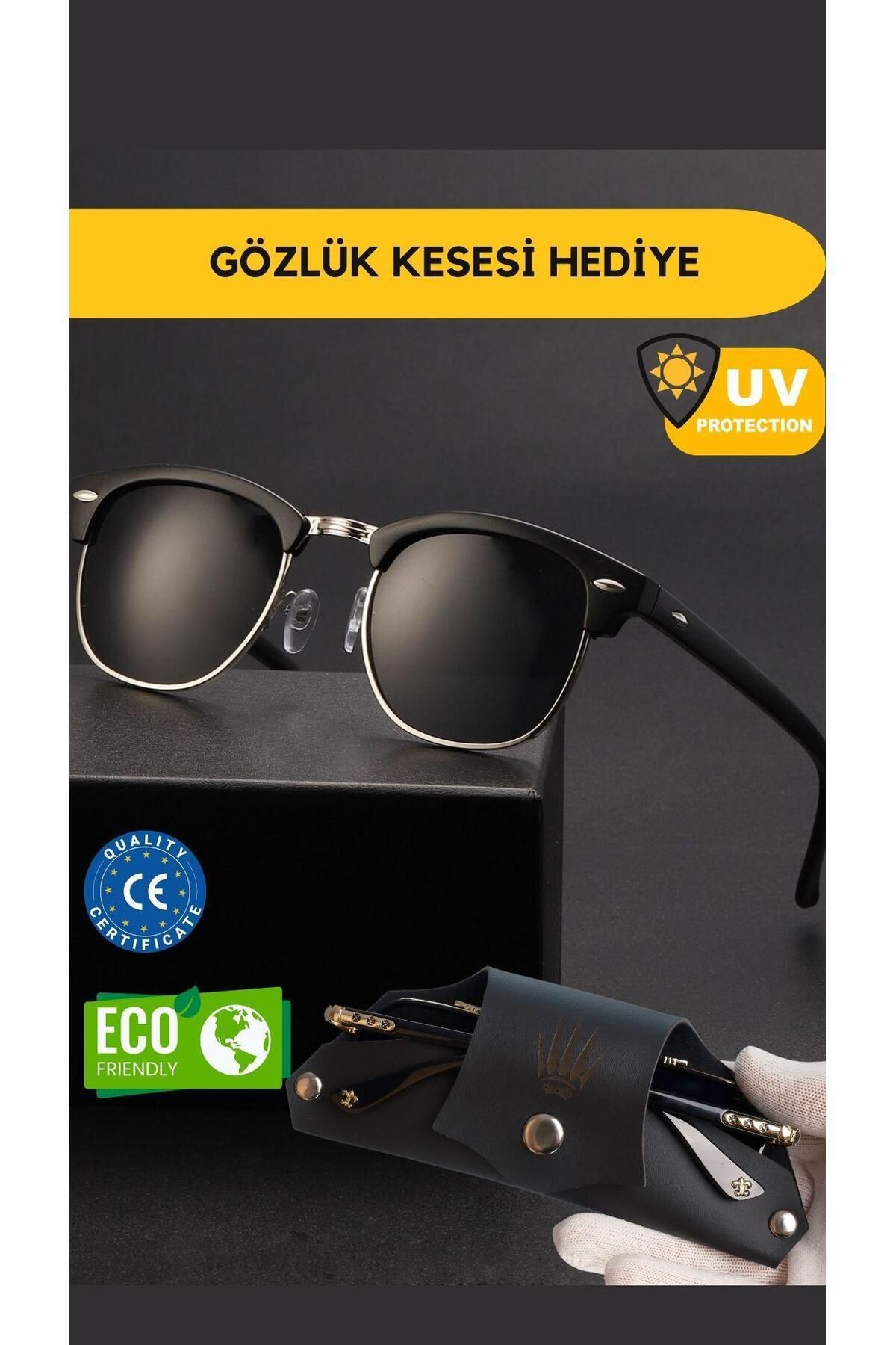WATCHOFROYAL ROYAL EYEWEAR RE3016 GOLD SİYAH GÜNEŞ GÖZLÜĞÜ