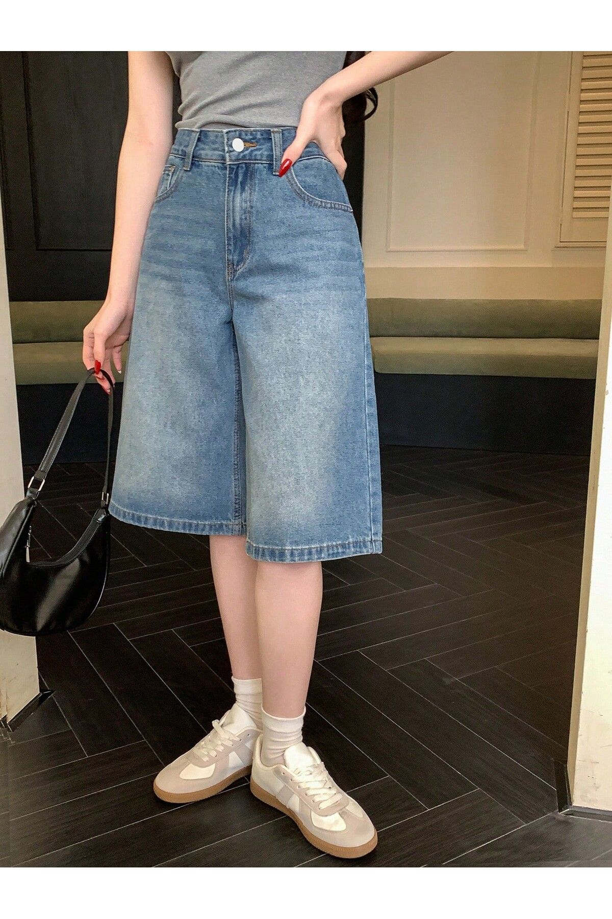SEFUR TREND Y2K BAGGY JEAN ŞORT BERMUDA