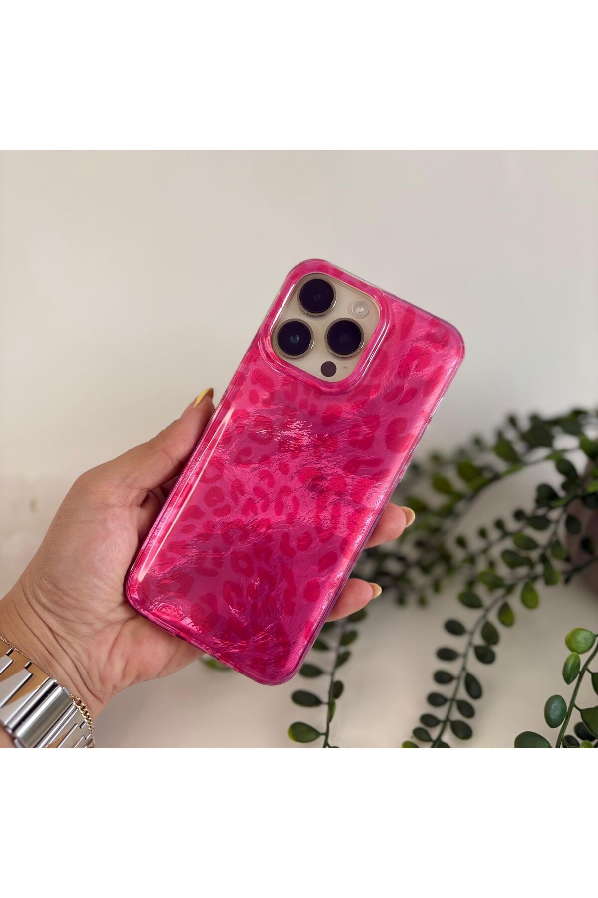 EPAksesuar Epawild Pink Leopar Kılıf Iphone 11