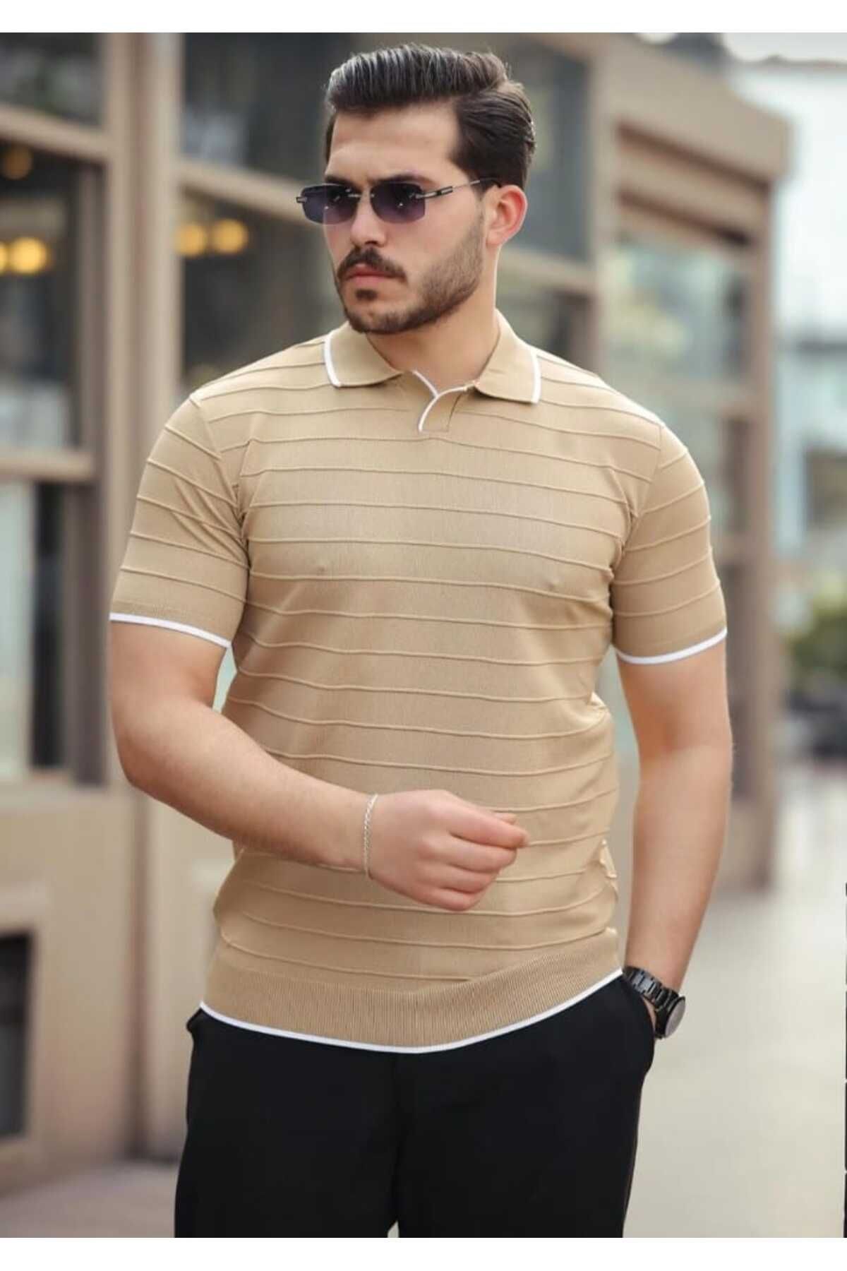 Ast giyim Polo Yaka Kısa Kollu Erkek Yazlık T-Şört