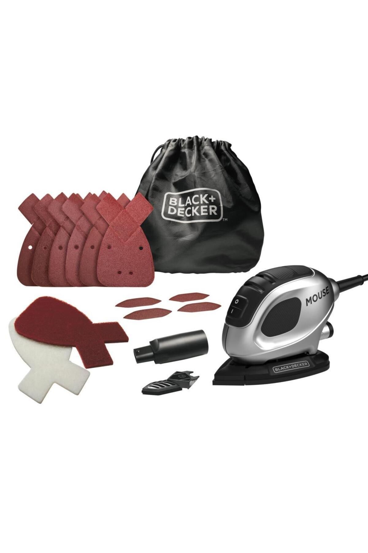 Black&Decker Silver Series Mouse Detay Zımpara Makinesi Ve Aksesuar Seti 55 W Bew230sbck-qs