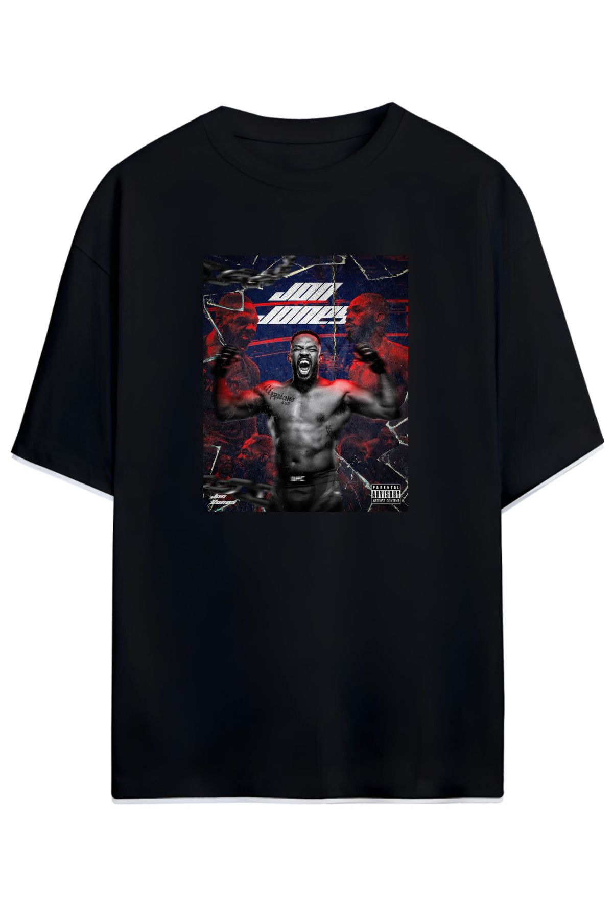 MAGORS Jon Jones UFC Baskılı Oversize T-Shirt