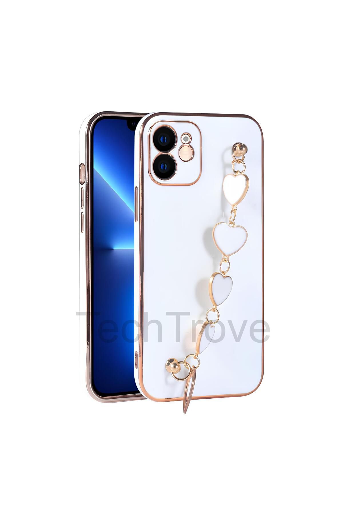 TechTrove Apple iPhone 11 Kılıf Elcekli Kalbim Kapak