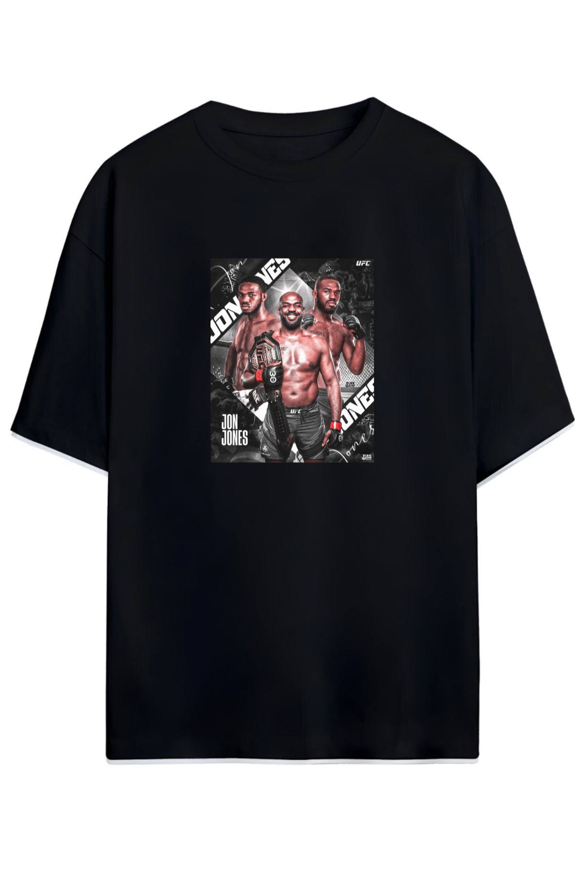 MAGORS Jon Jones UFC Baskılı Oversize T-Shirt
