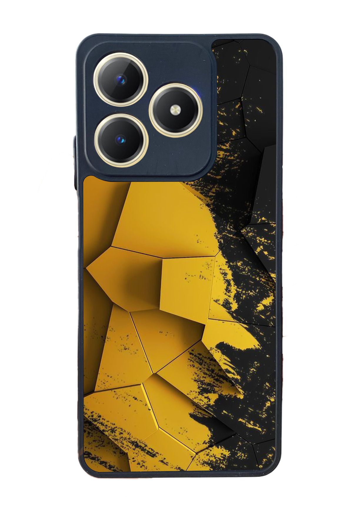 realme C61 Mat Uyumlu Siyah Kılıf – Yumuşak Silikon, Koruyucu, Şok Emici Kapak