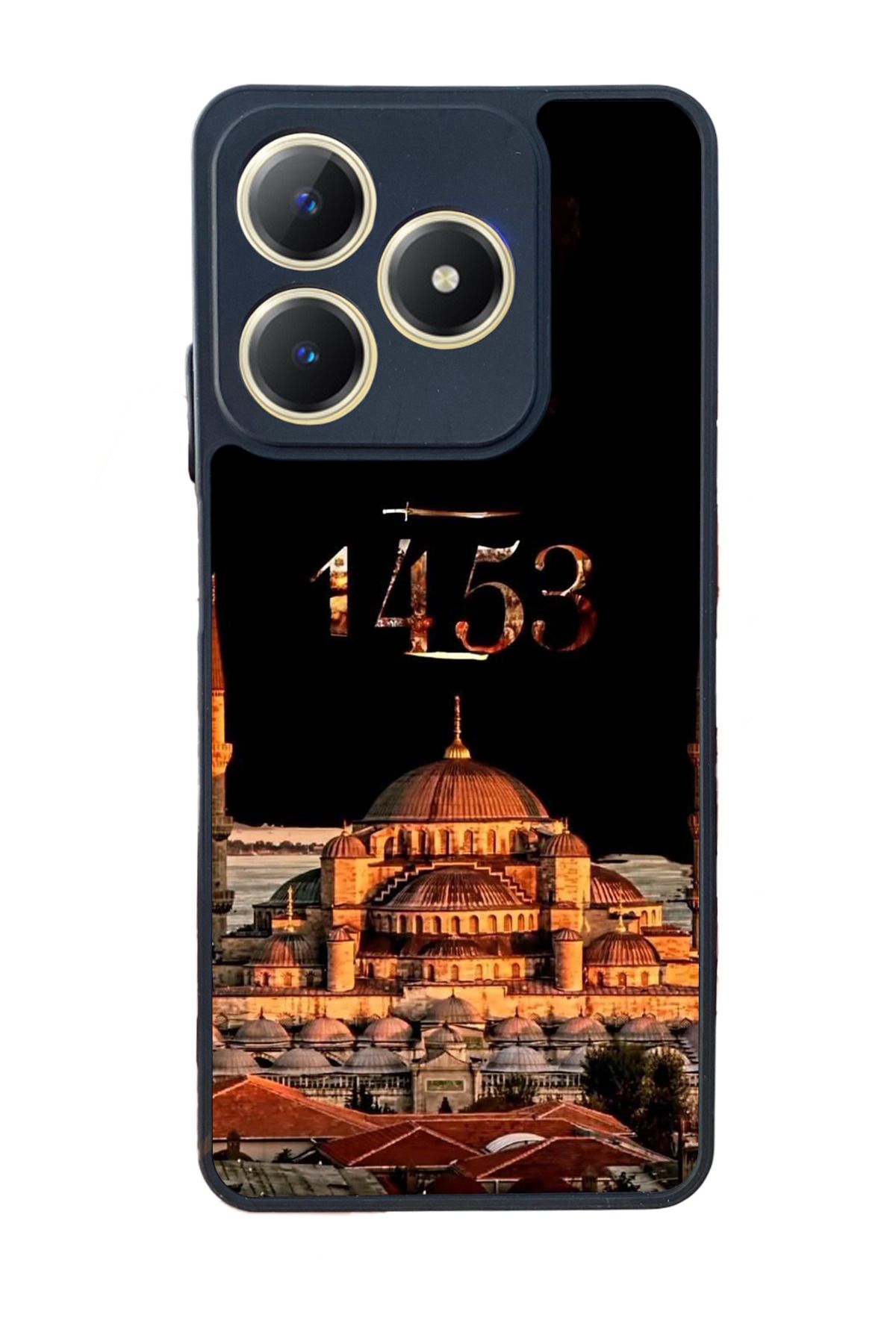 realme C61 Mat Uyumlu Siyah Kılıf – Yumuşak Silikon, Koruyucu, Şok Emici Kapak