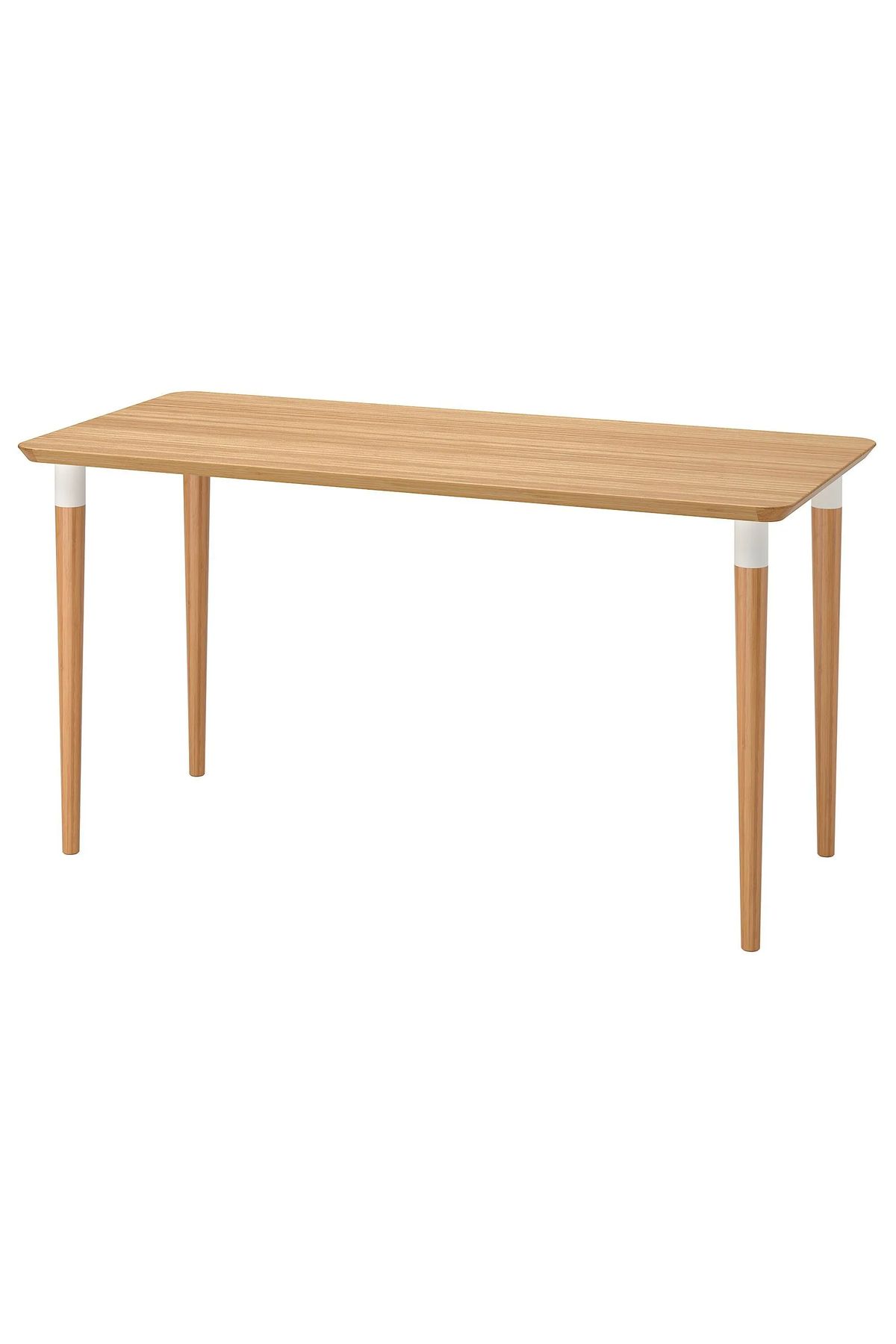 IKEA İKEA ANFALLARE/HILVER çalışma masası, bambu, 140x65 cm T T