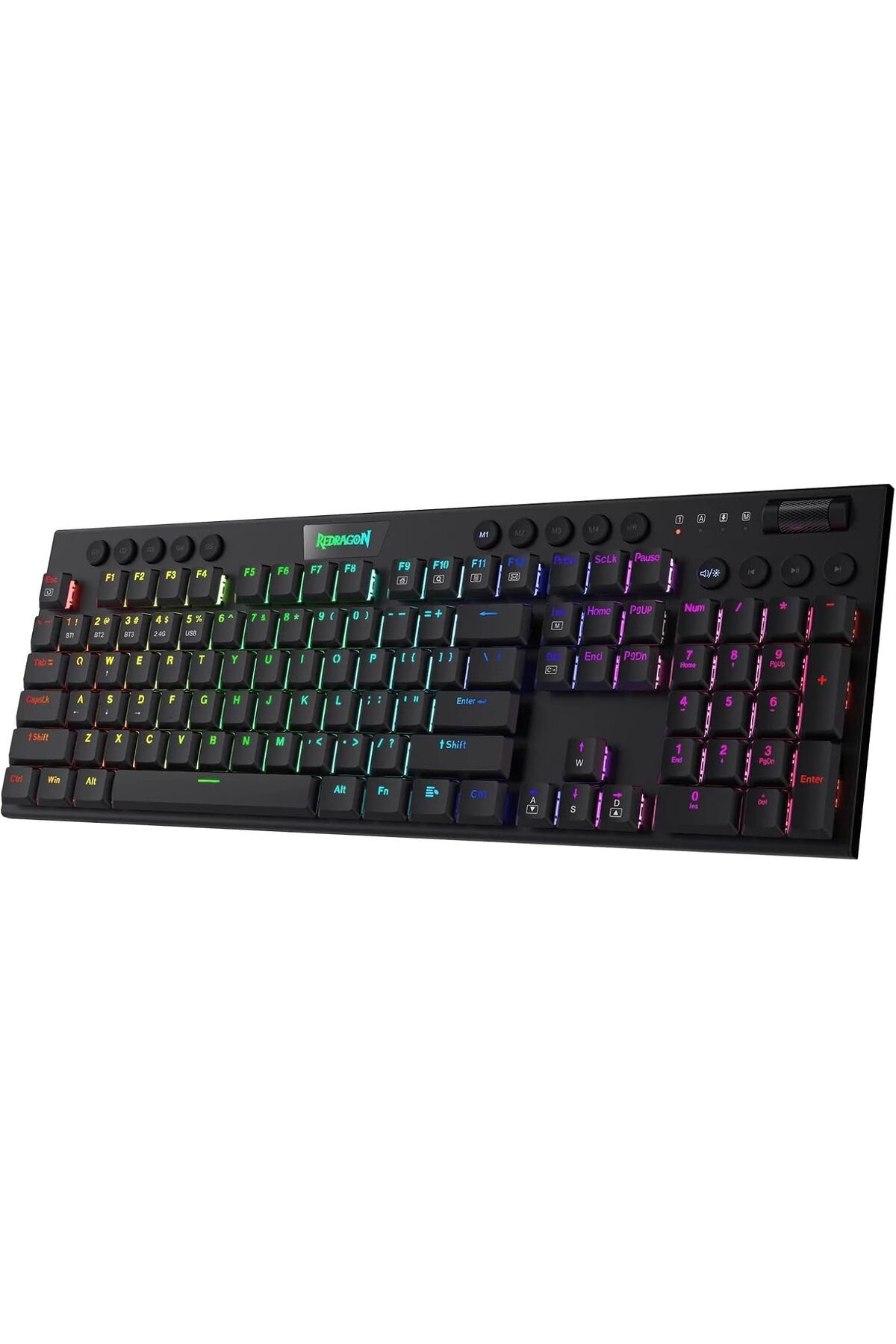 REDRAGON-Wireless Mechanical Keyboard K618 Horus RGB Lighting by Redragon 1