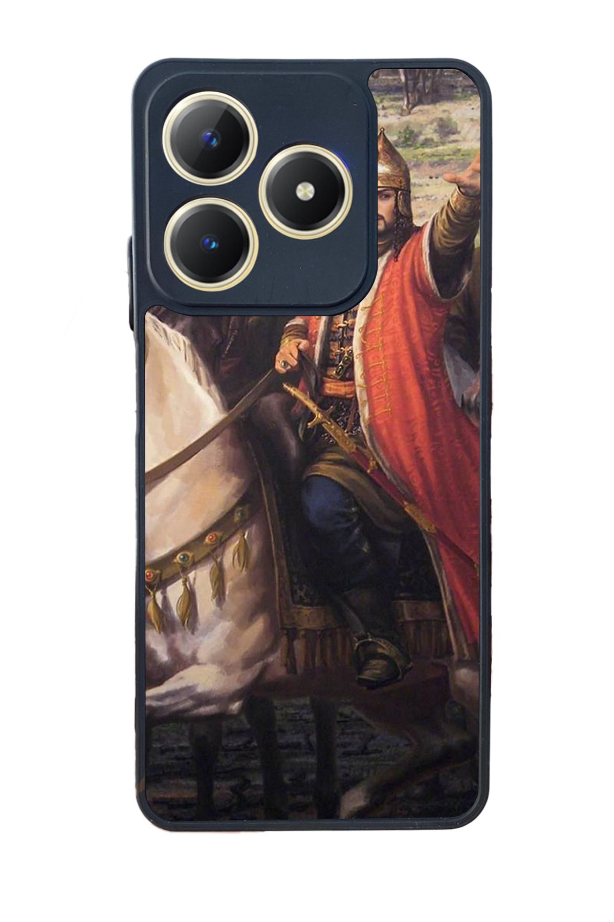 realme C63 Mat Uyumlu Siyah Kılıf – Yumuşak Silikon, Koruyucu, Şok Emici Kapak