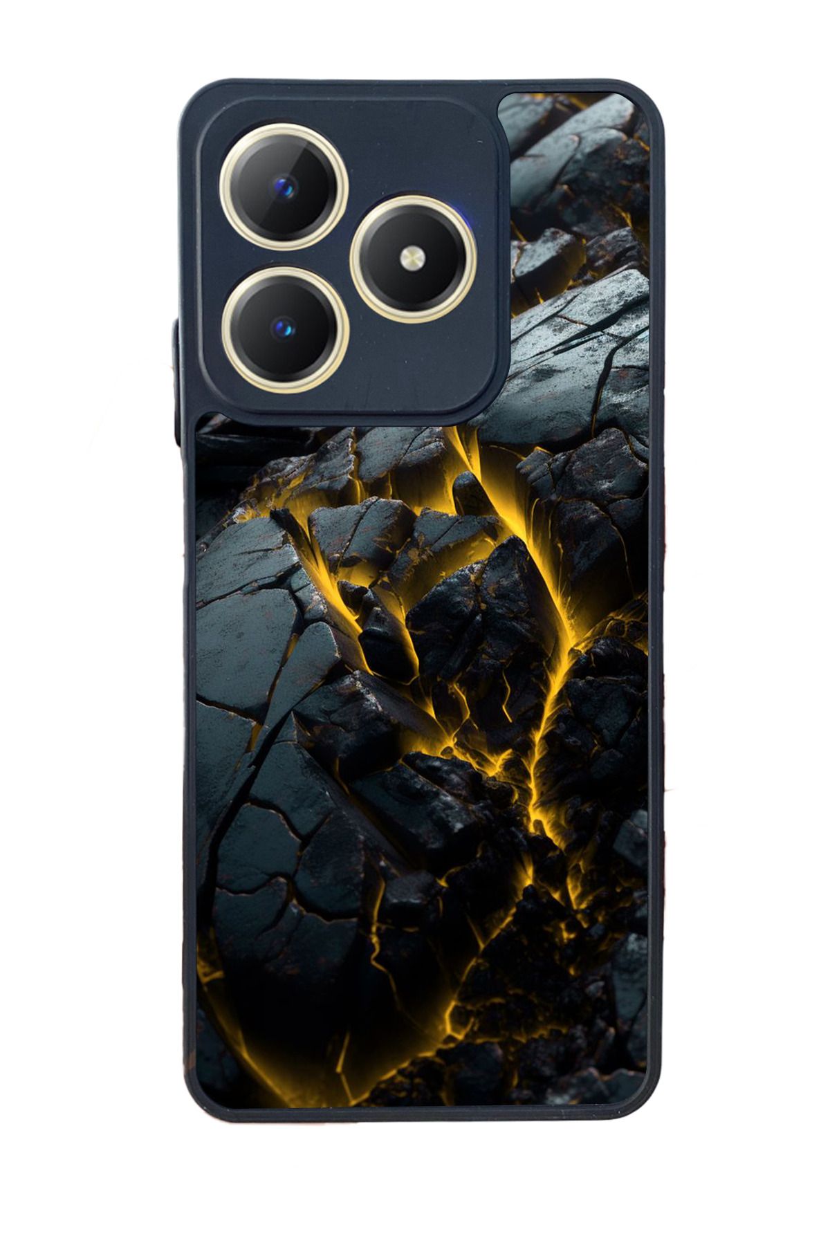 realme C63 Mat Uyumlu Siyah Kılıf – Yumuşak Silikon, Koruyucu, Şok Emici Kapak