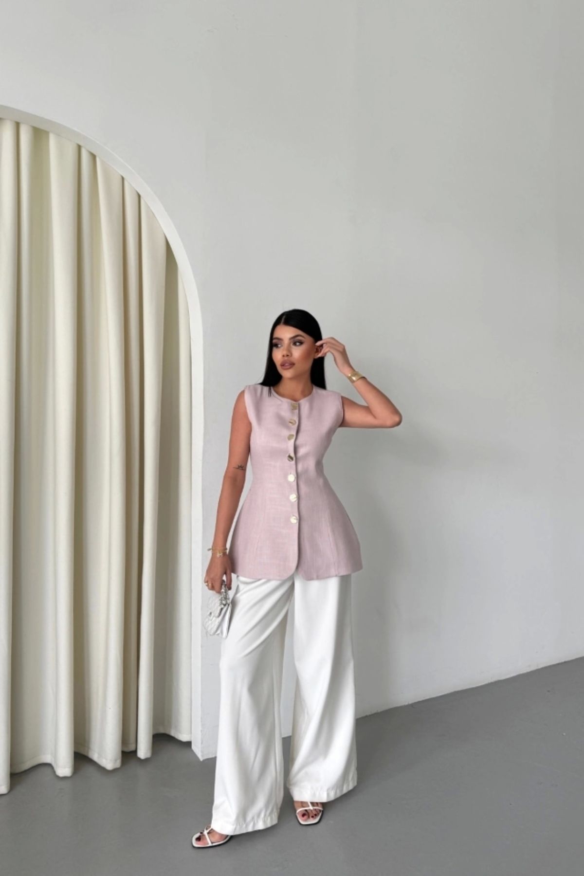 MODA KETEN YEEK BEDEN OTURTAIIRAI DÜĞE DETAYI ila