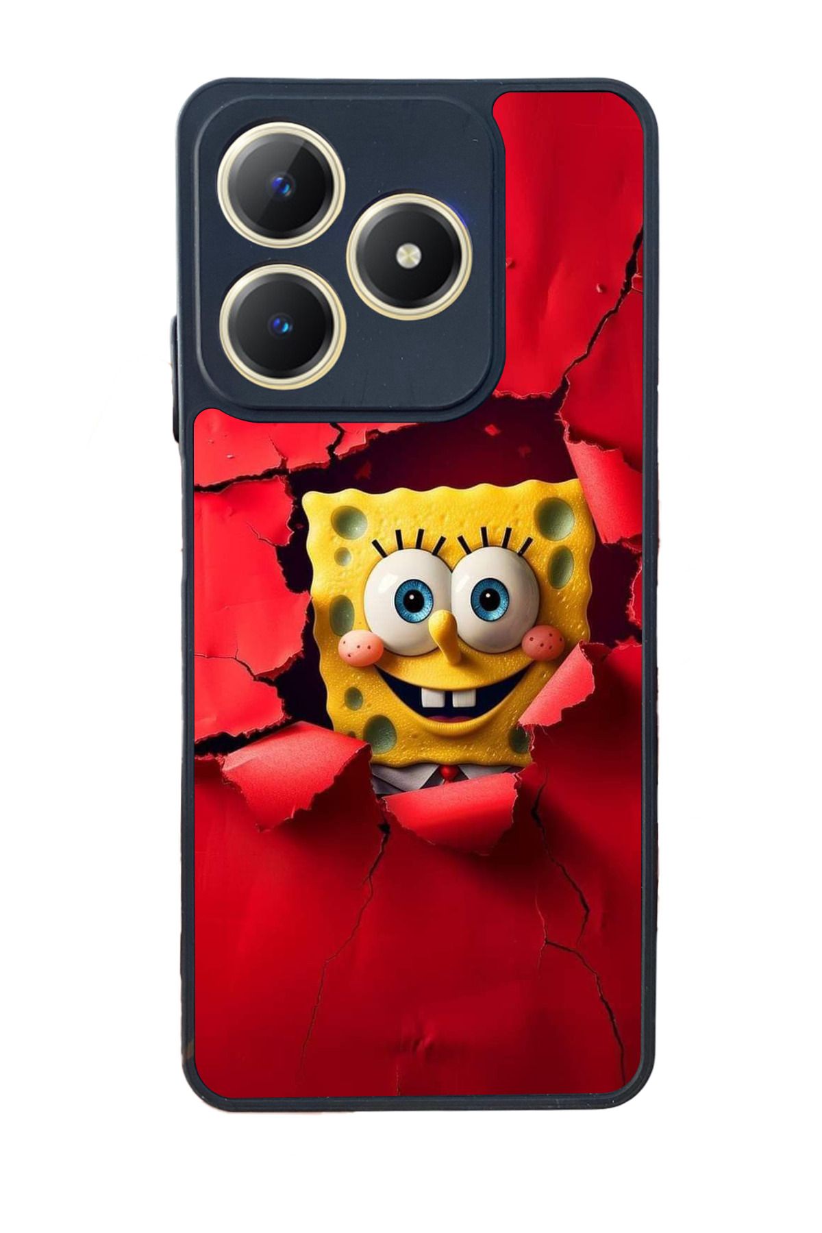 realme C63 Mat Uyumlu Siyah Kılıf – Yumuşak Silikon, Koruyucu, Şok Emici Kapak