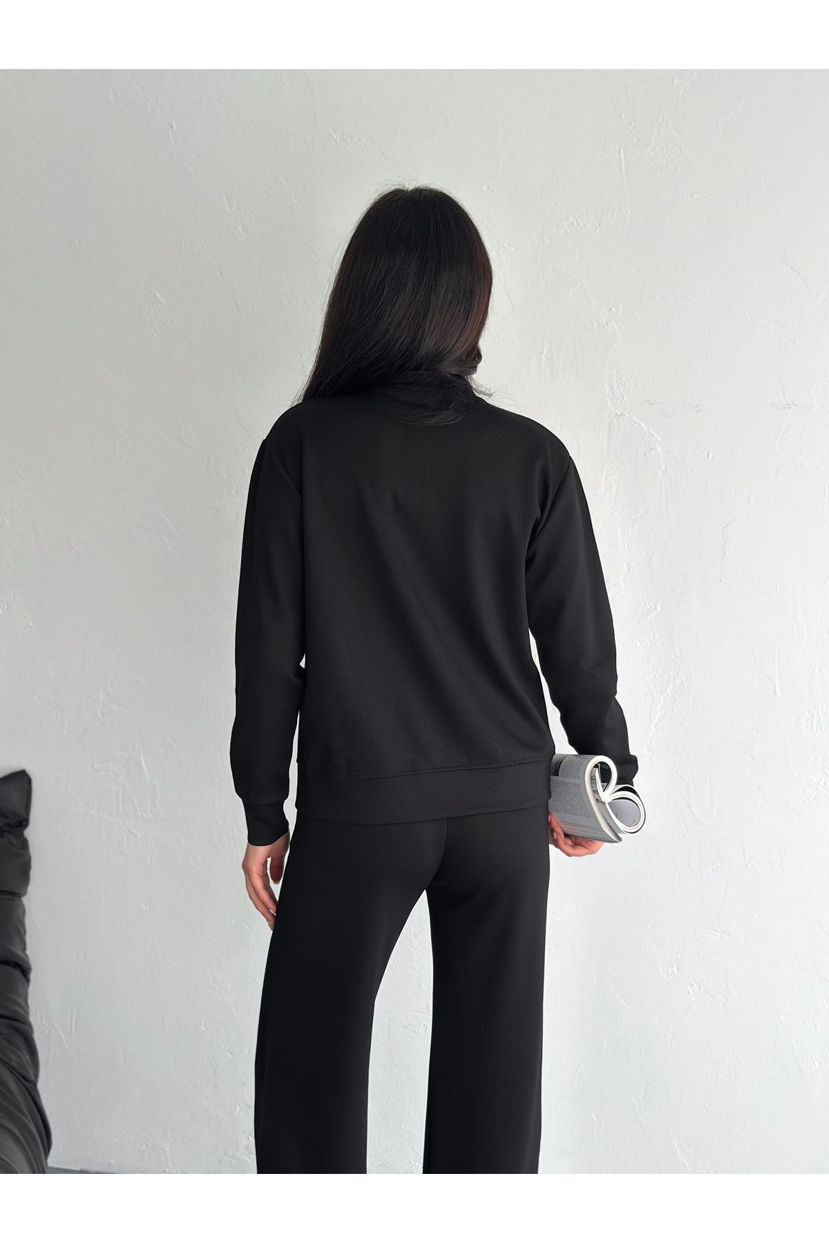 Dumy-- Modal Fabric Comfortable Tracksuit Set Suitable for Wide Sizes 7