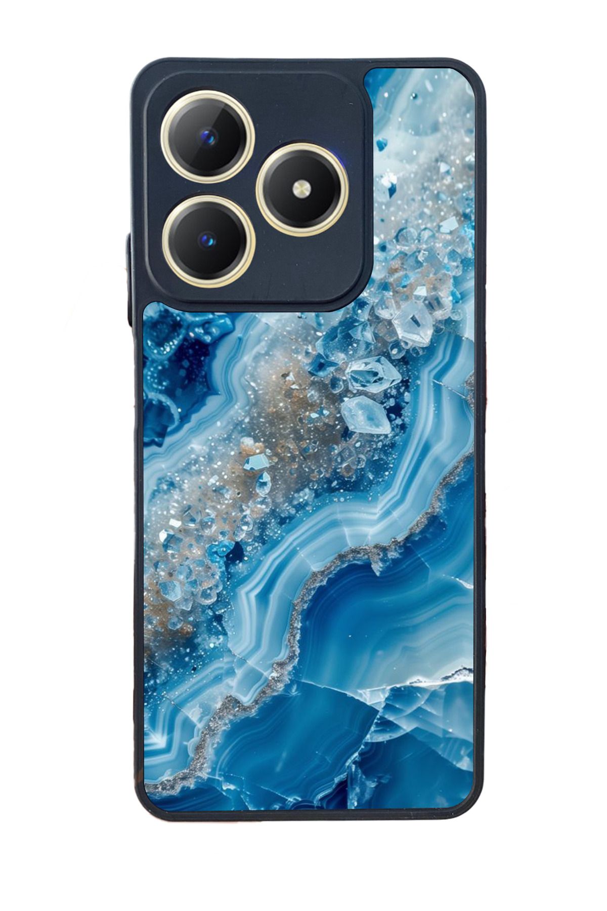 realme C61 Mat Uyumlu Siyah Kılıf – Yumuşak Silikon, Koruyucu, Şok Emici Kapak