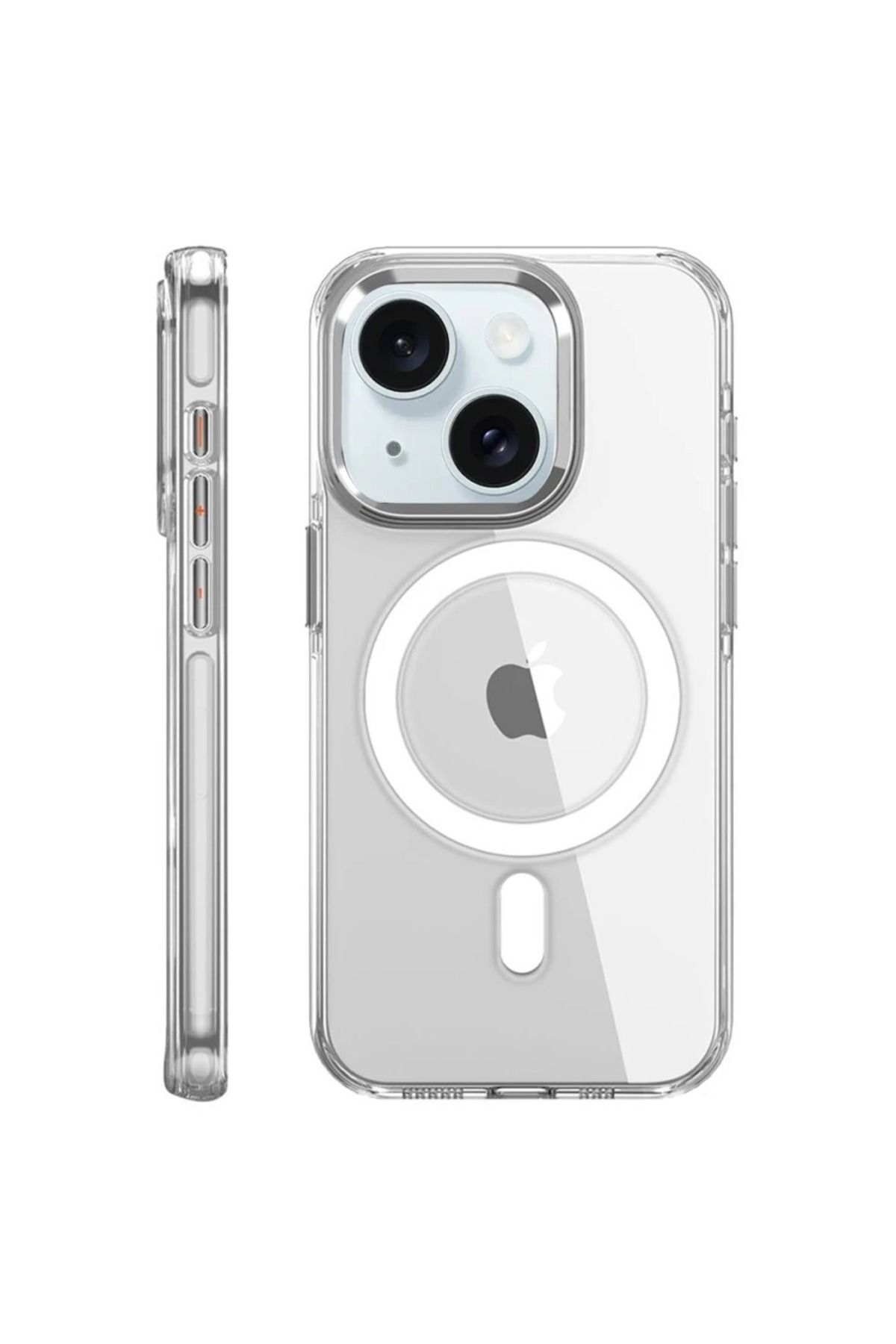 damperglass Crystal Hammer Serisi Sararmaz Şeffaf Kılıf - iPhone 14