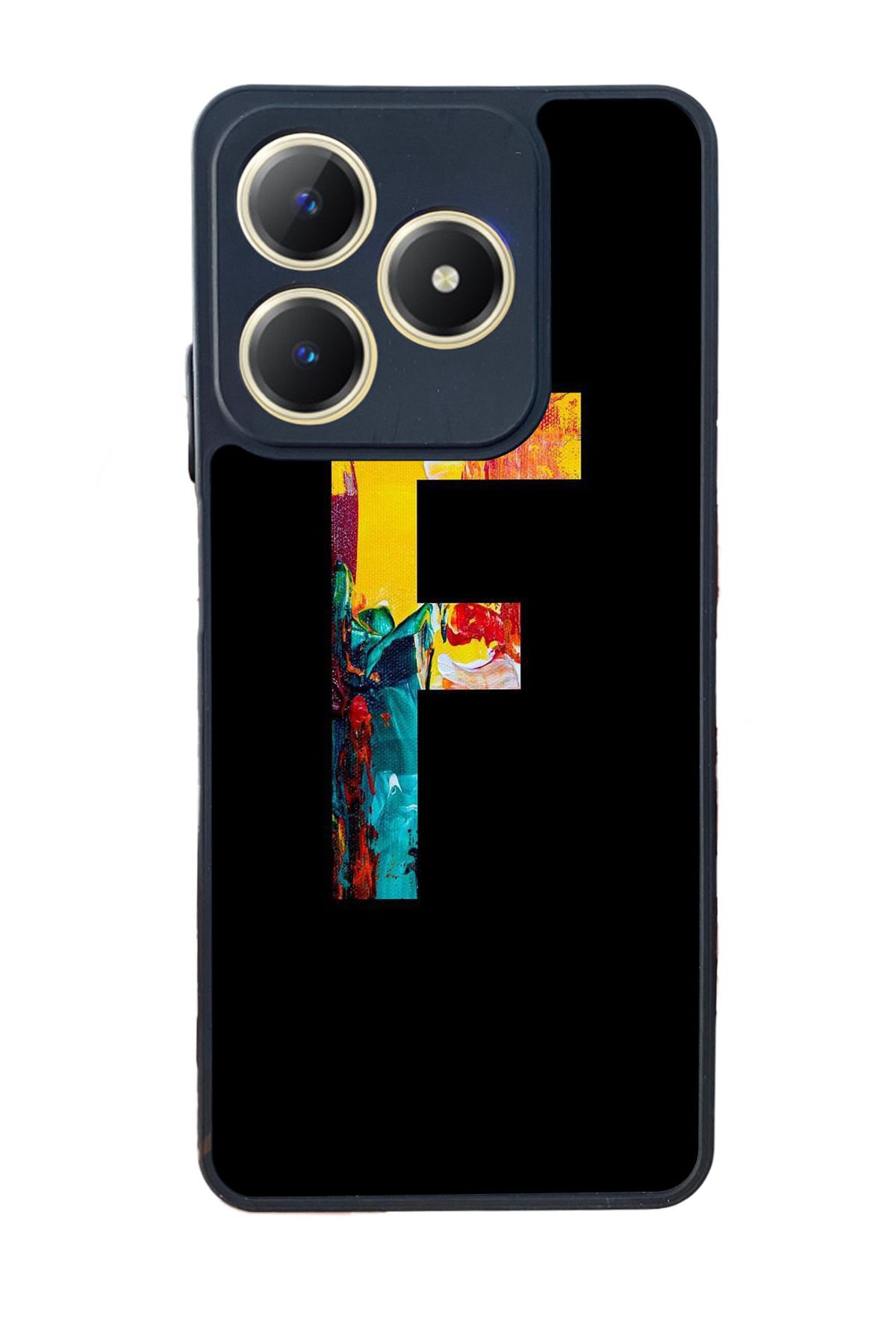 realme C61 Mat Uyumlu Siyah Kılıf – Yumuşak Silikon, Koruyucu, Şok Emici Kapak