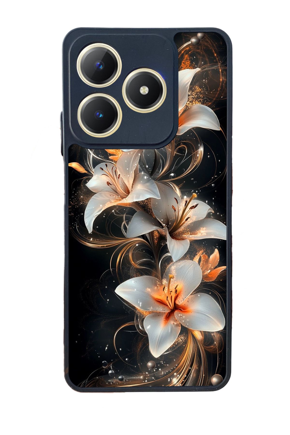 realme C63 Mat Uyumlu Siyah Kılıf – Yumuşak Silikon, Koruyucu, Şok Emici Kapak