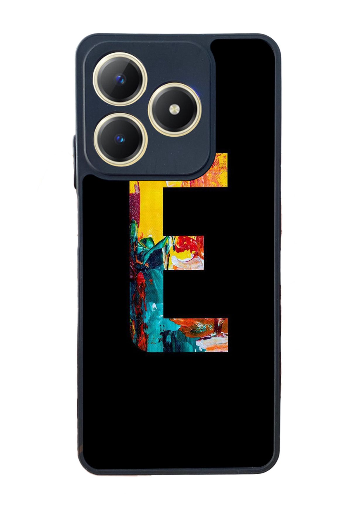 realme C63 Mat Uyumlu Siyah Kılıf – Yumuşak Silikon, Koruyucu, Şok Emici Kapak