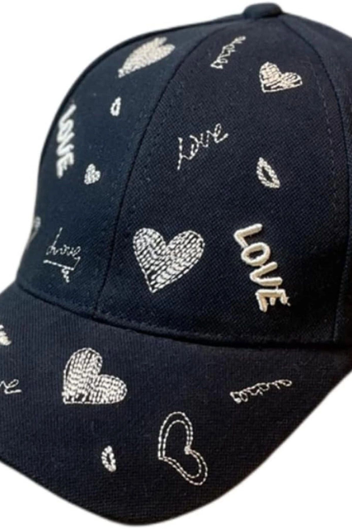 bacc Siyah Love Nakışlı Kep BCNSV-2514503