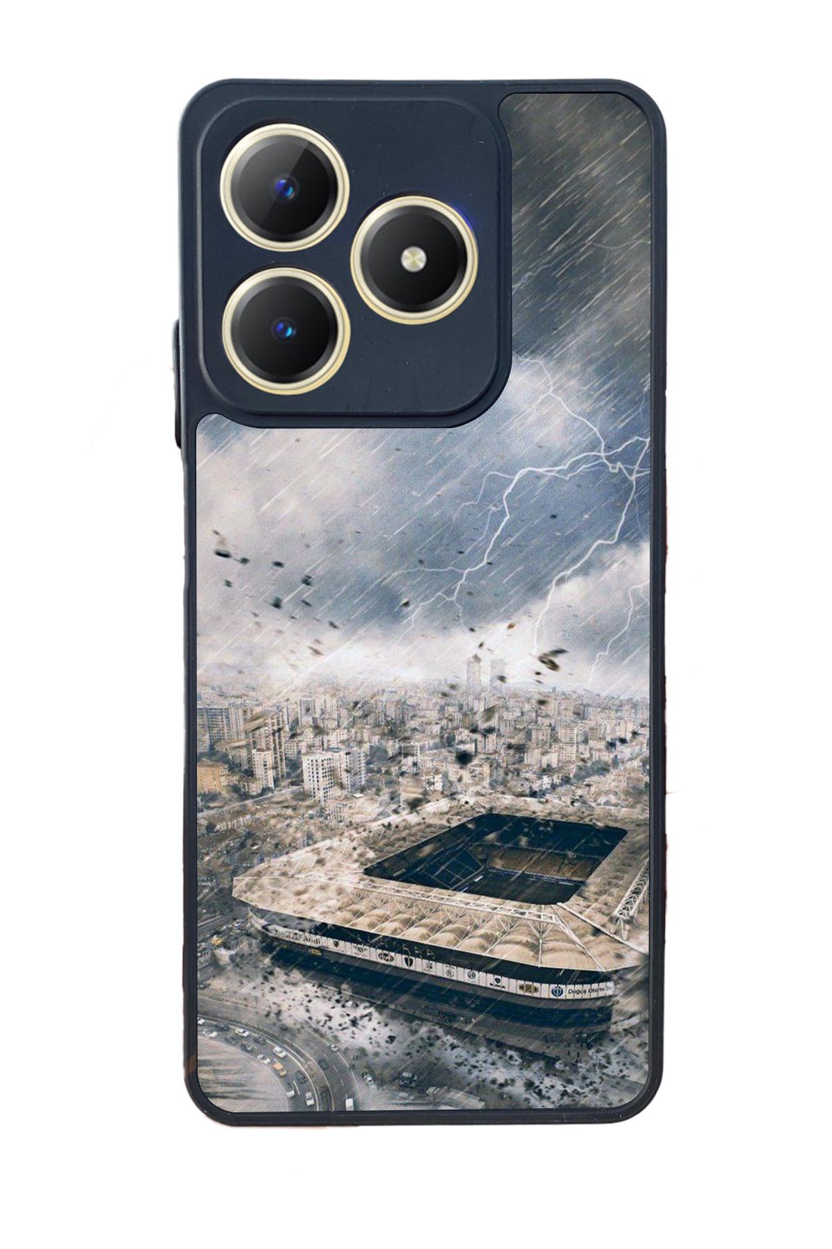 BGAKSESUAR Infınıx Smart 8 Pro Mat Uyumlu Siyah Kılıf – Yumuşak Silikon, Koruyucu, Şok Emici Kapak