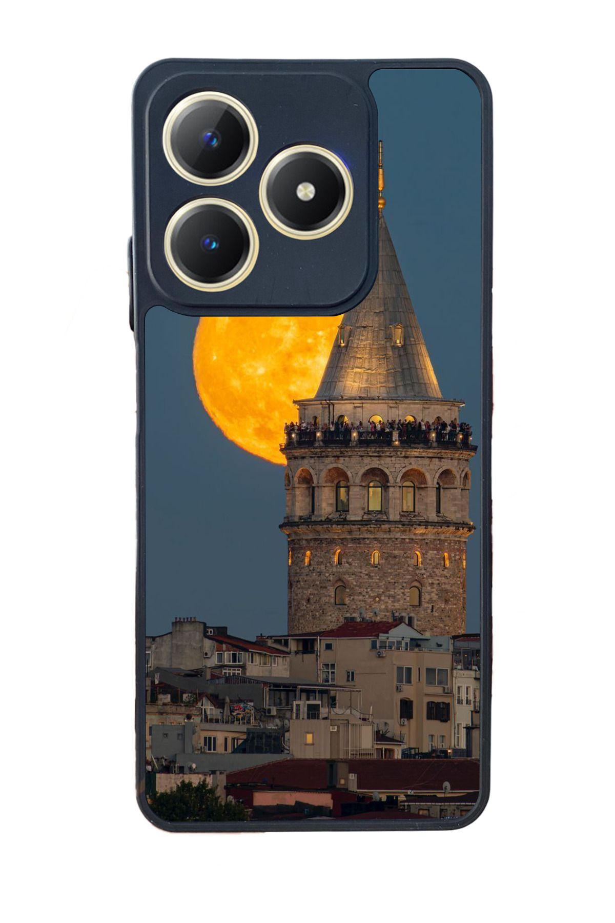 realme C61 Mat Uyumlu Siyah Kılıf – Yumuşak Silikon, Koruyucu, Şok Emici Kapak