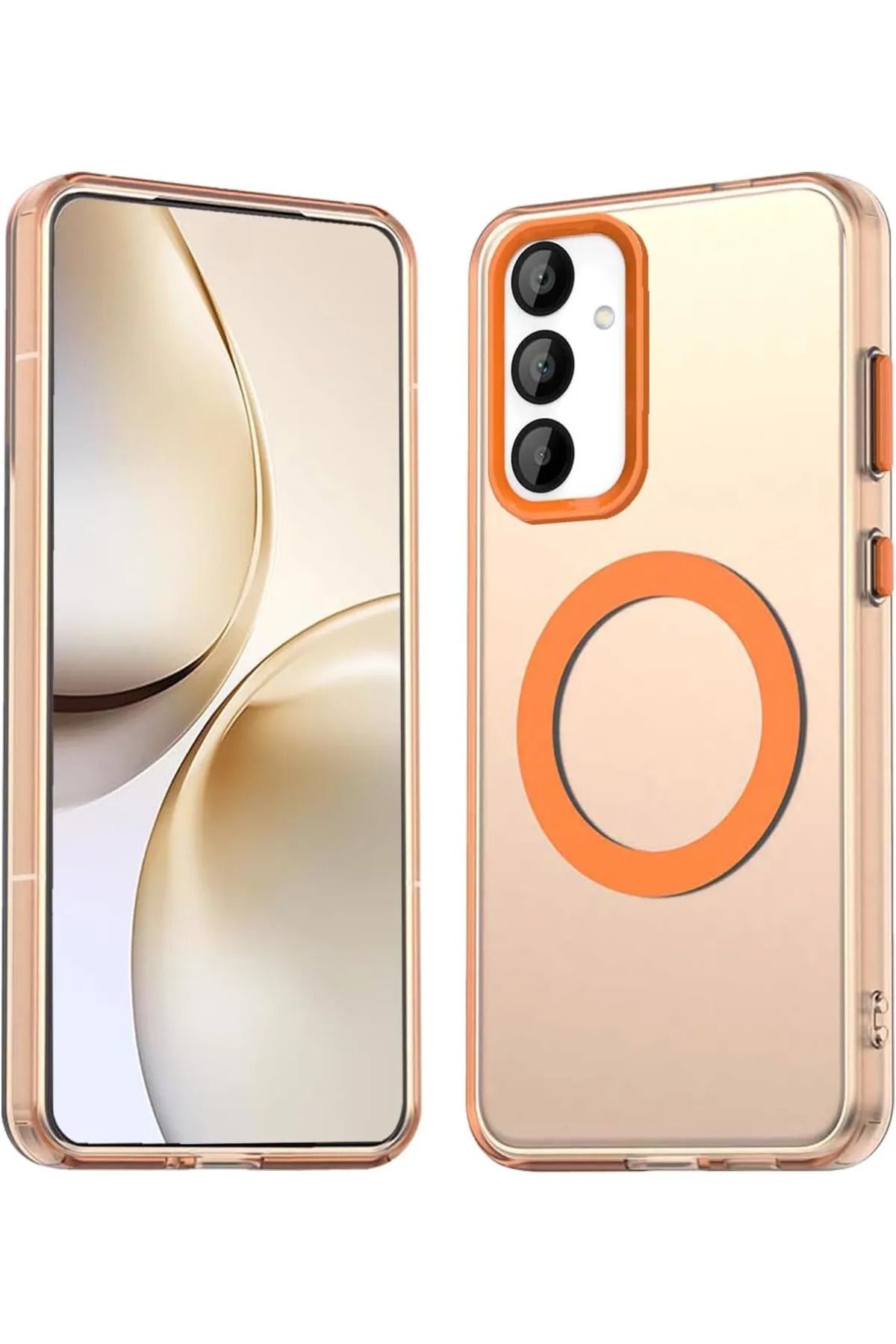 LioTech Samsung Galaxy A55 Uyumlu Kablosuz Şarj Özelliği Aktif Çalışan Darbe Emici Özelliğe Sahip Mat Kılıf