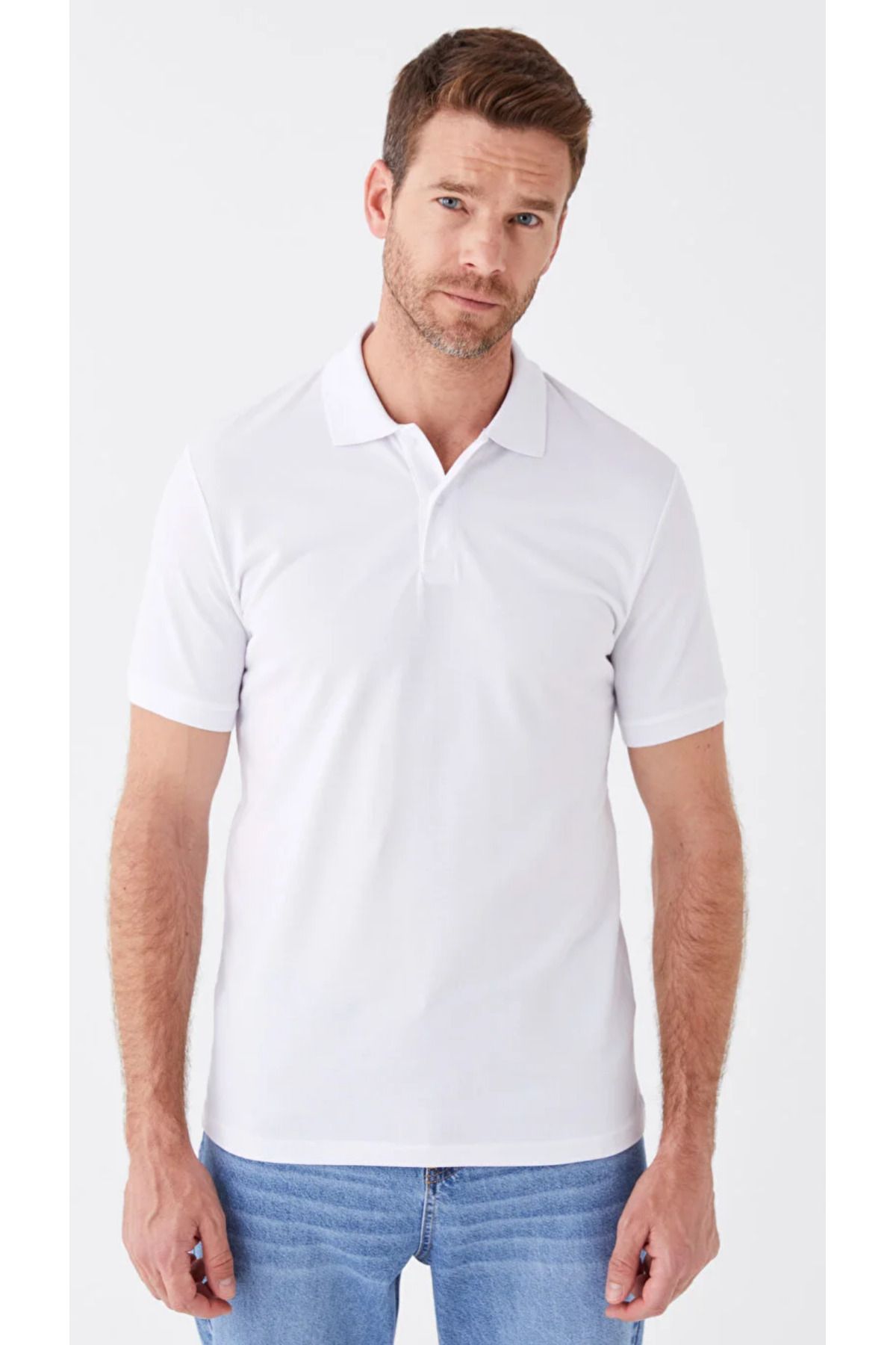 LC Waikiki LCWAIKIKI Classic Polo Yaka Kısa Kollu Pike Erkek Tişört