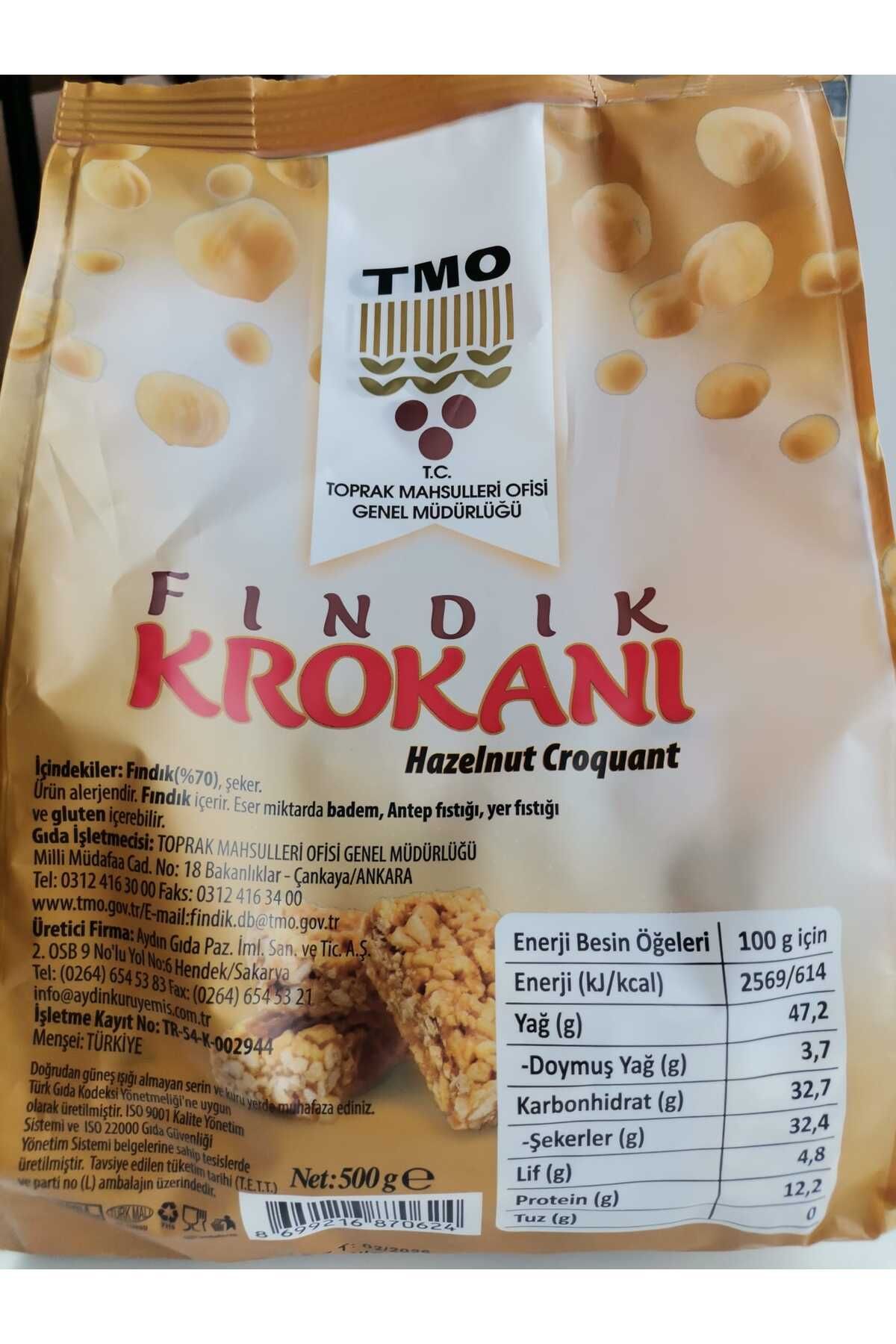 TMO FINDIK KROKANI 500 GR