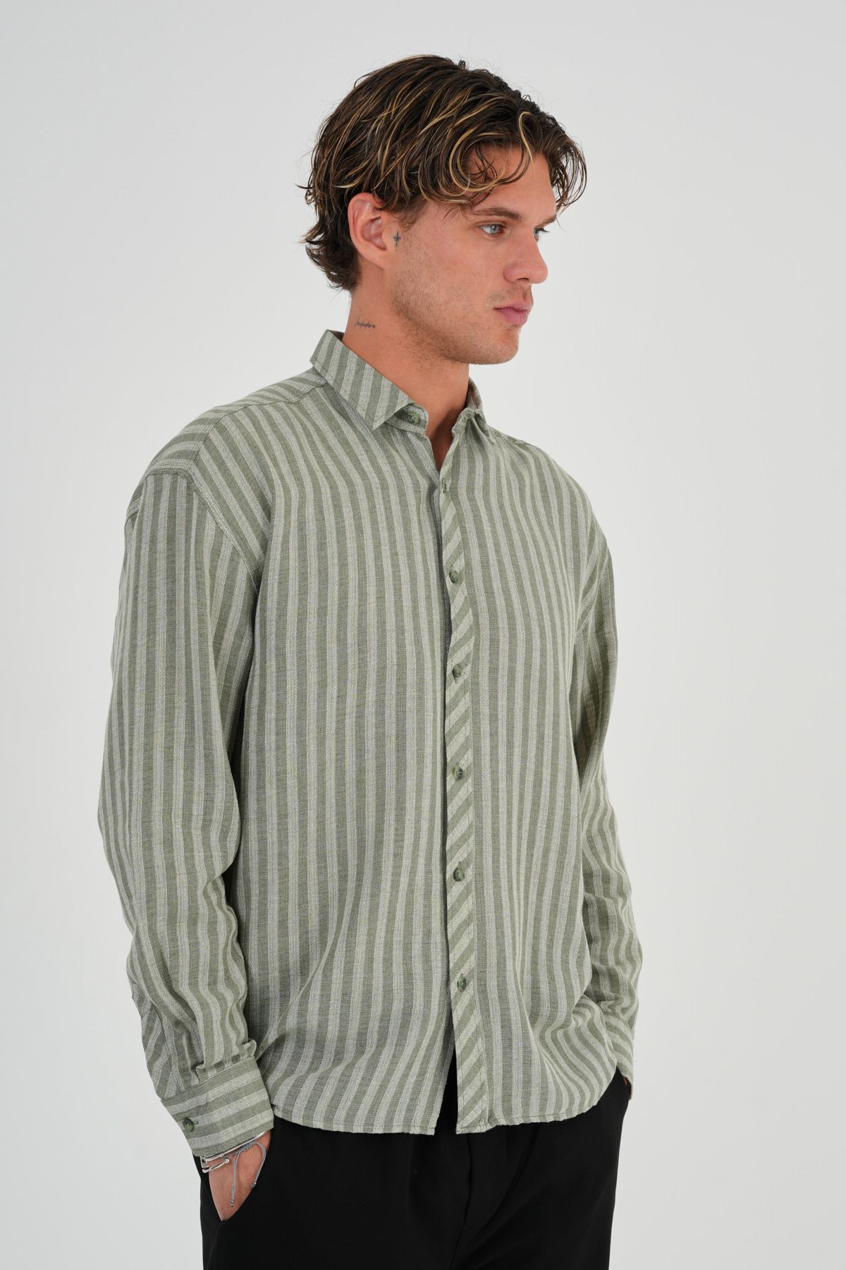 Redline-Ανδρικό πουκάμισο Oversize Keen New Season 5