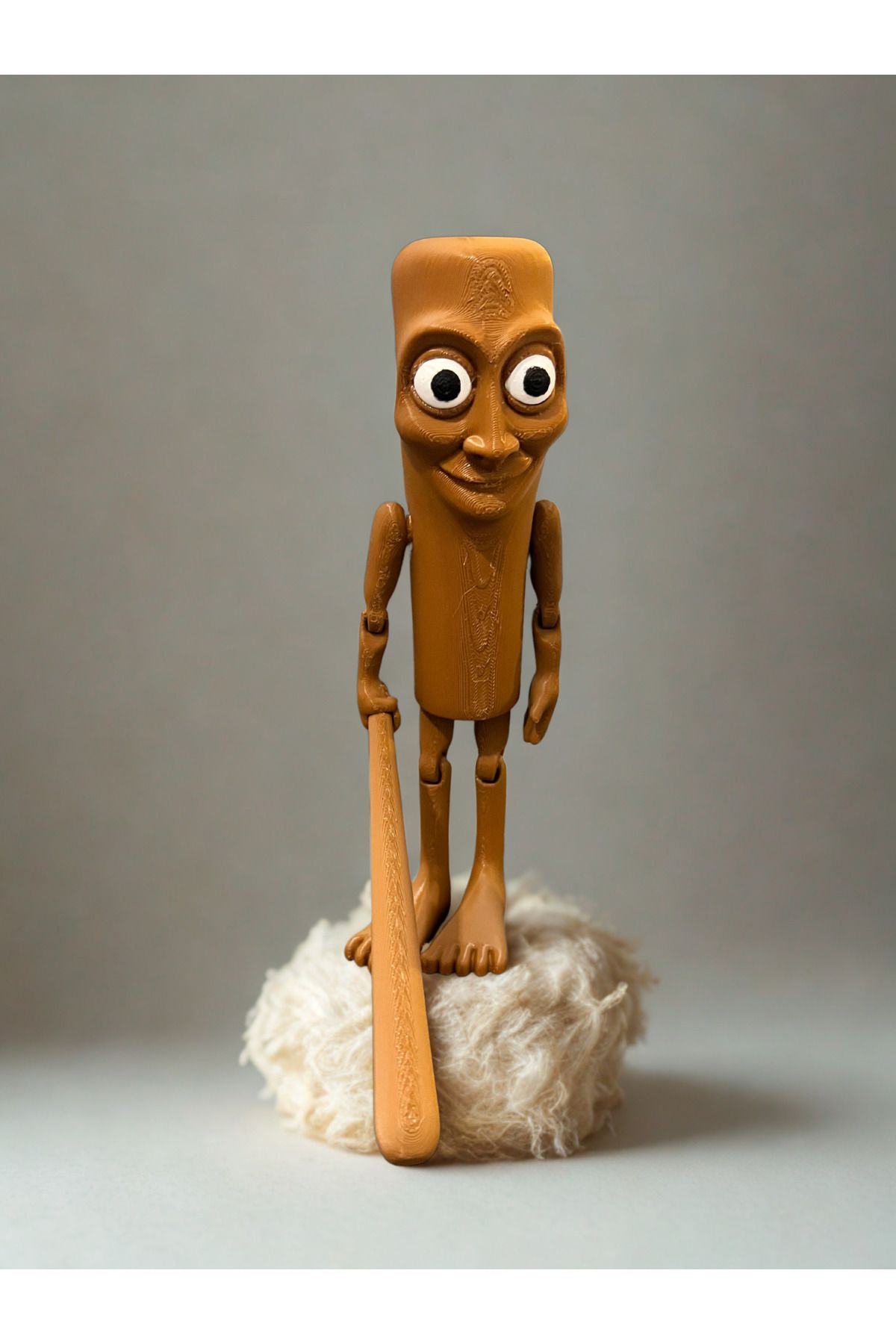 3BStudio 3B Studio Tung Tung Tung Sahur Brainrot Eklem Yerleri Hareketli 18CM Figür