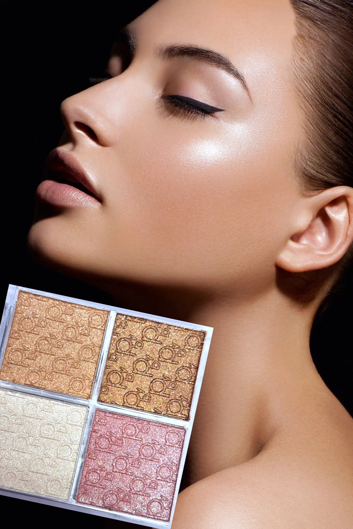 wwbeauty Highlighter Paleti - Dudak Kalemi Hediyesi Ile