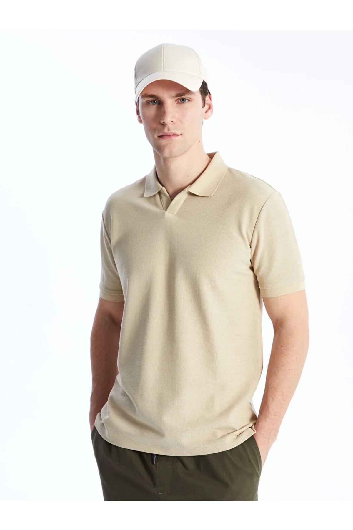 LC Waikiki LCW Casual Polo Yaka Kısa Kollu Erkek Tişört