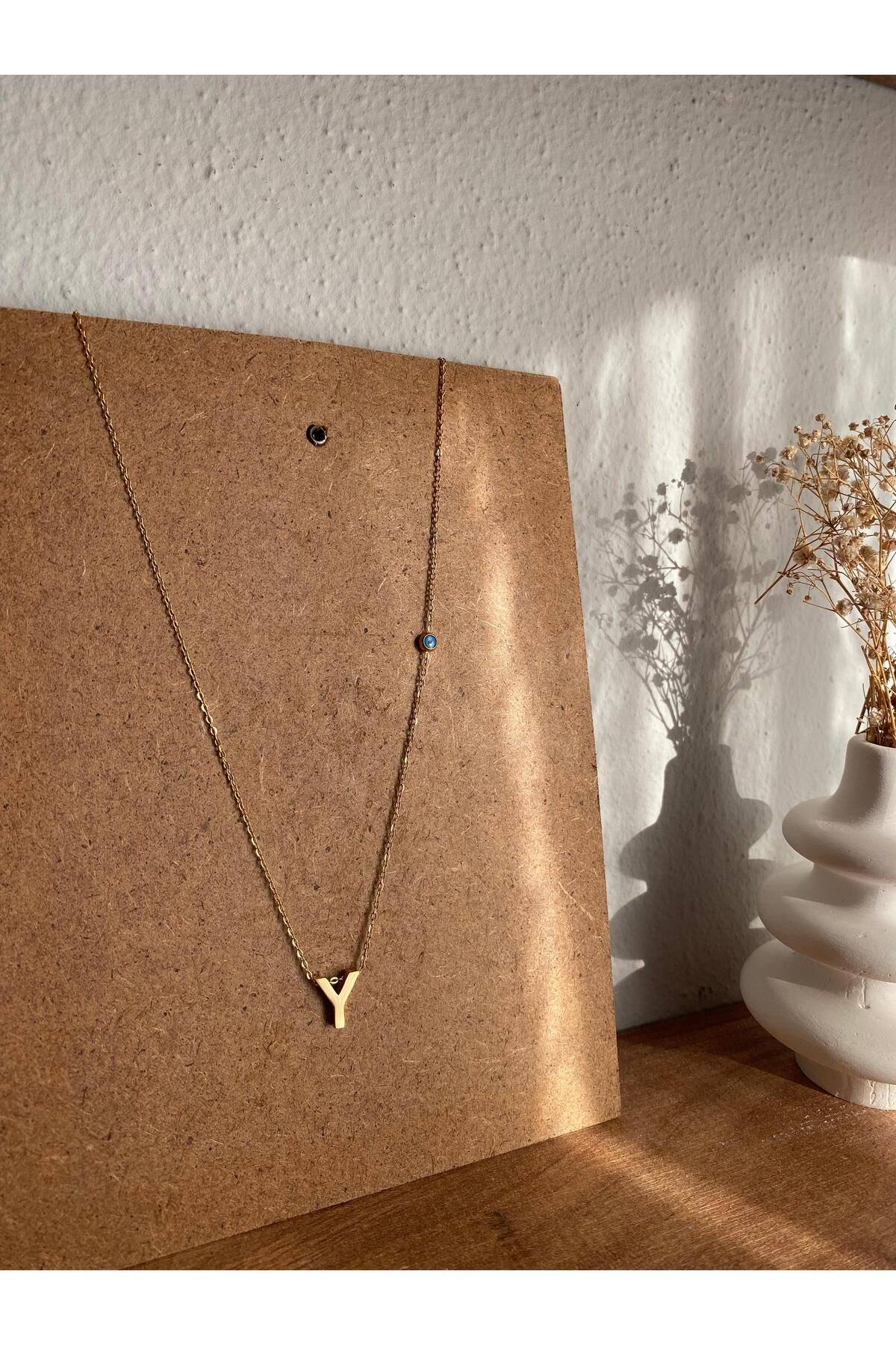 Bellamy Jewelry Harf Kolye Gold - Y