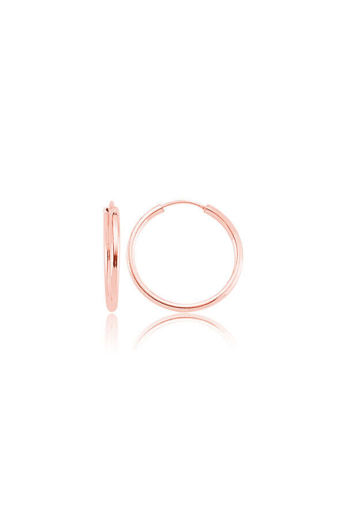 shop Rose Halka 925 Ayar Gümüş Küpe