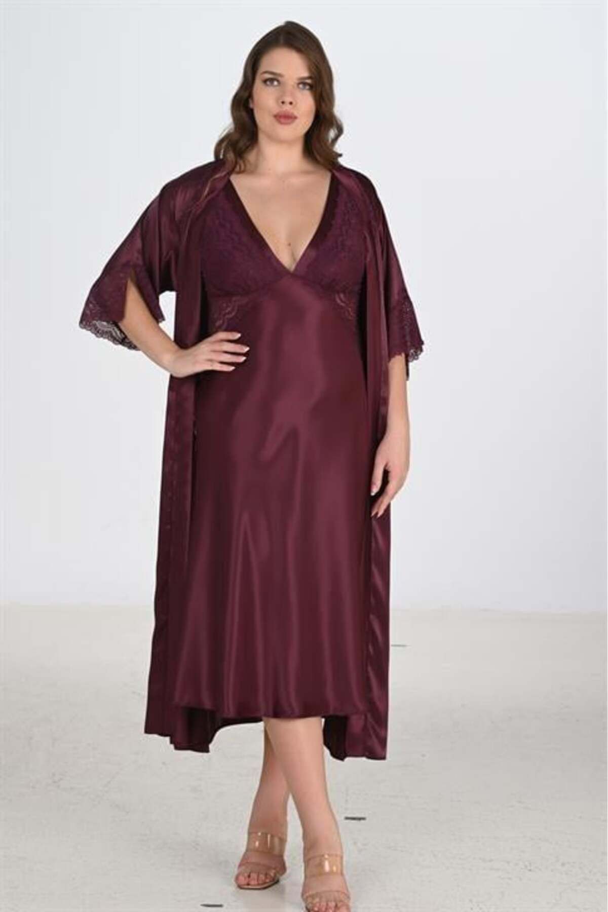 Findit 2li Mürdüm Sabahlık Takımı Bigsize 6223
