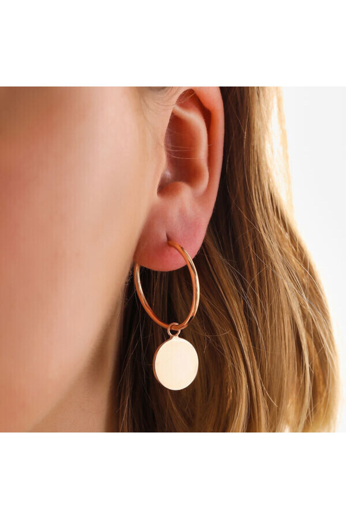 shop Rose Sallantılı 925 Ayar Gümüş Küpe