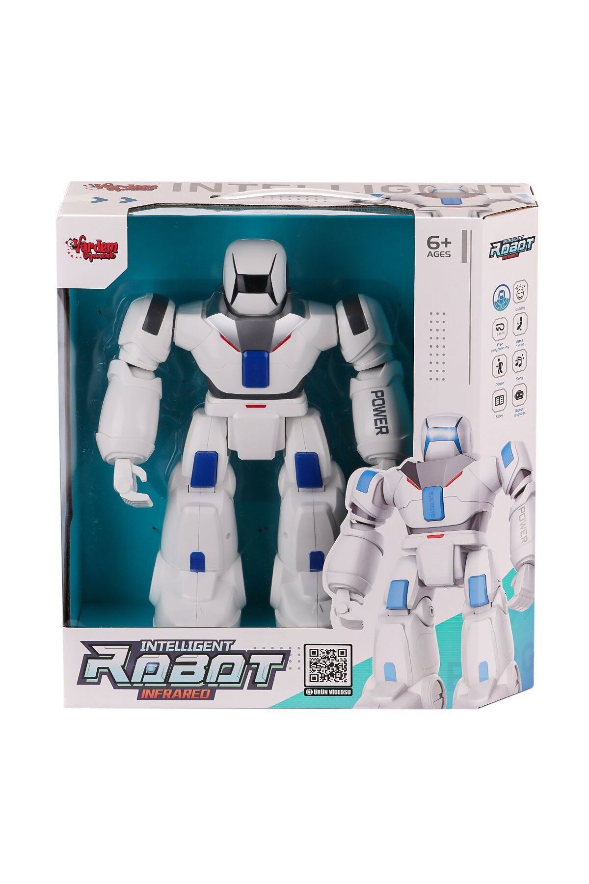 Easy Tedarik G16 Kumandalı Şarjlı İnteraktif Hareketli Dansçı Robot -Vardem Oyuncak